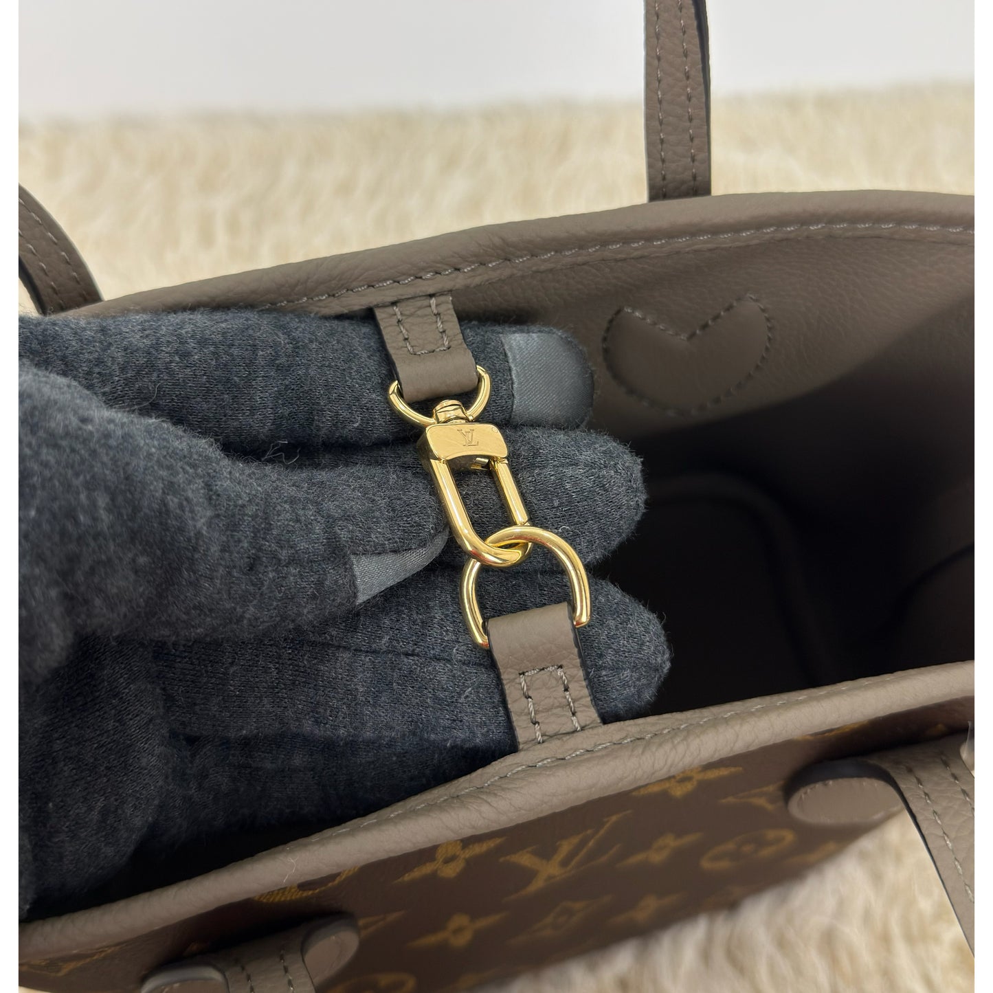 Louis Vuitton Inside Out BB Dark Fango Monogram