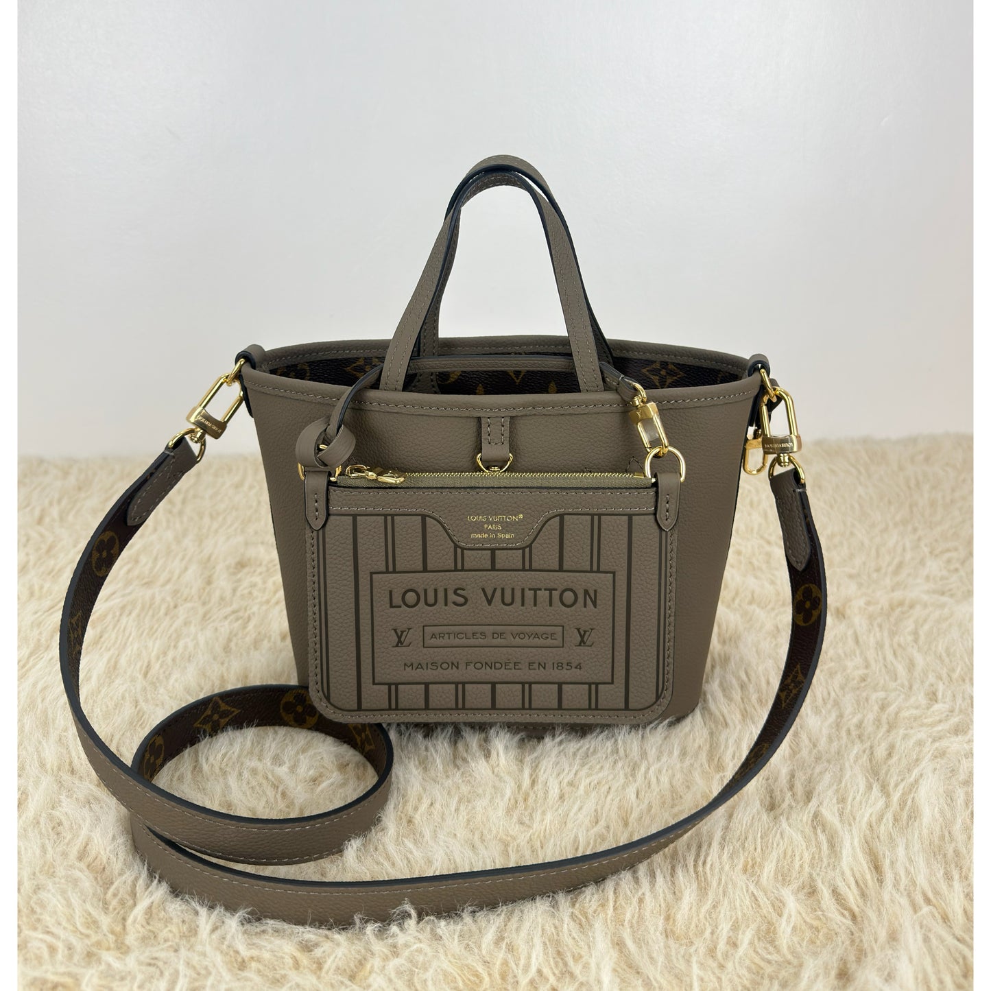 Louis Vuitton Inside Out BB Dark Fango Monogram