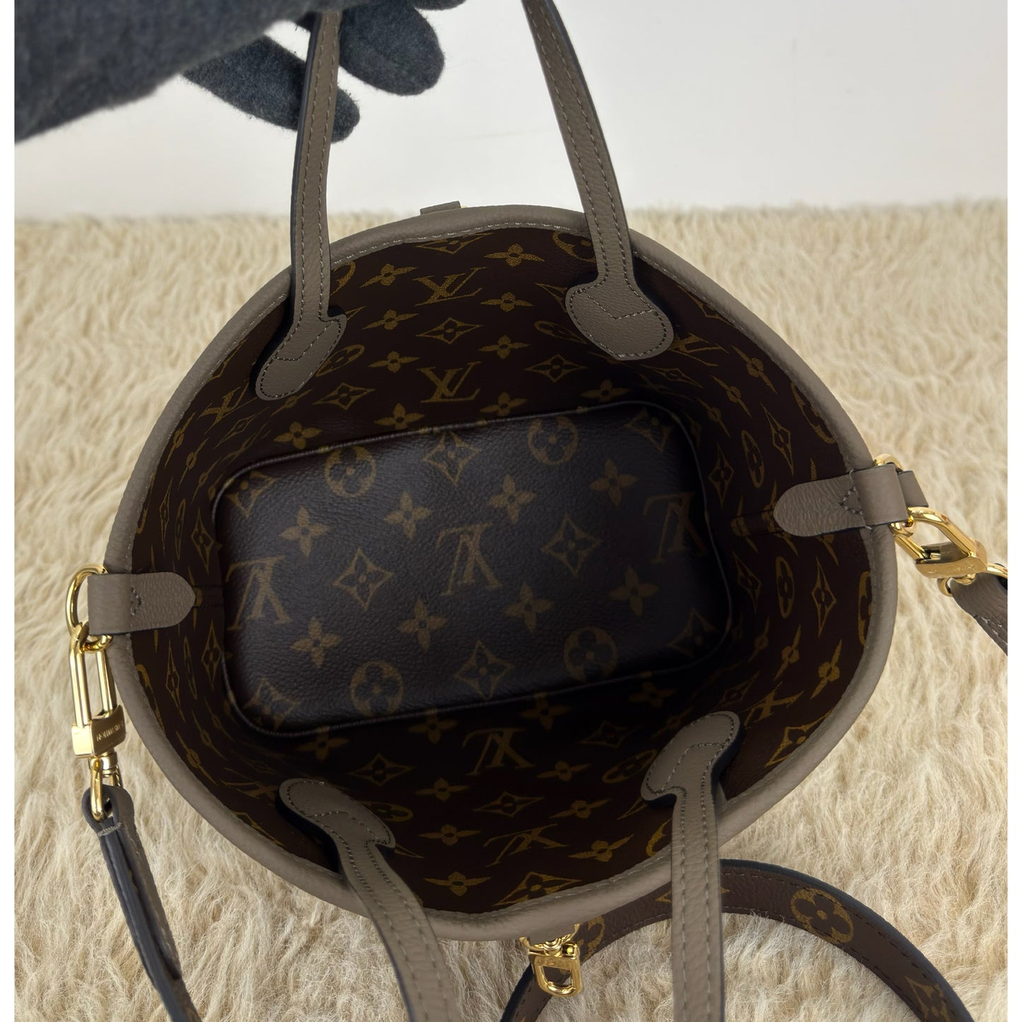Louis Vuitton Inside Out BB Dark Fango Monogram