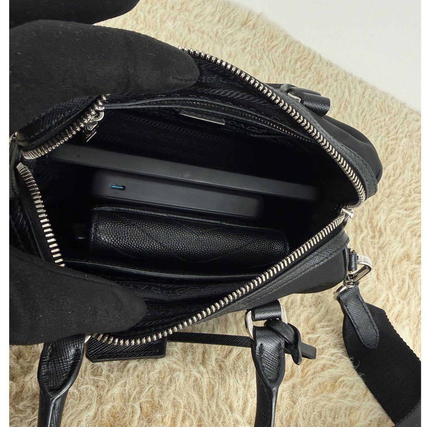 Prada Re-Edition 2005 Re-Nylon Boston Bag