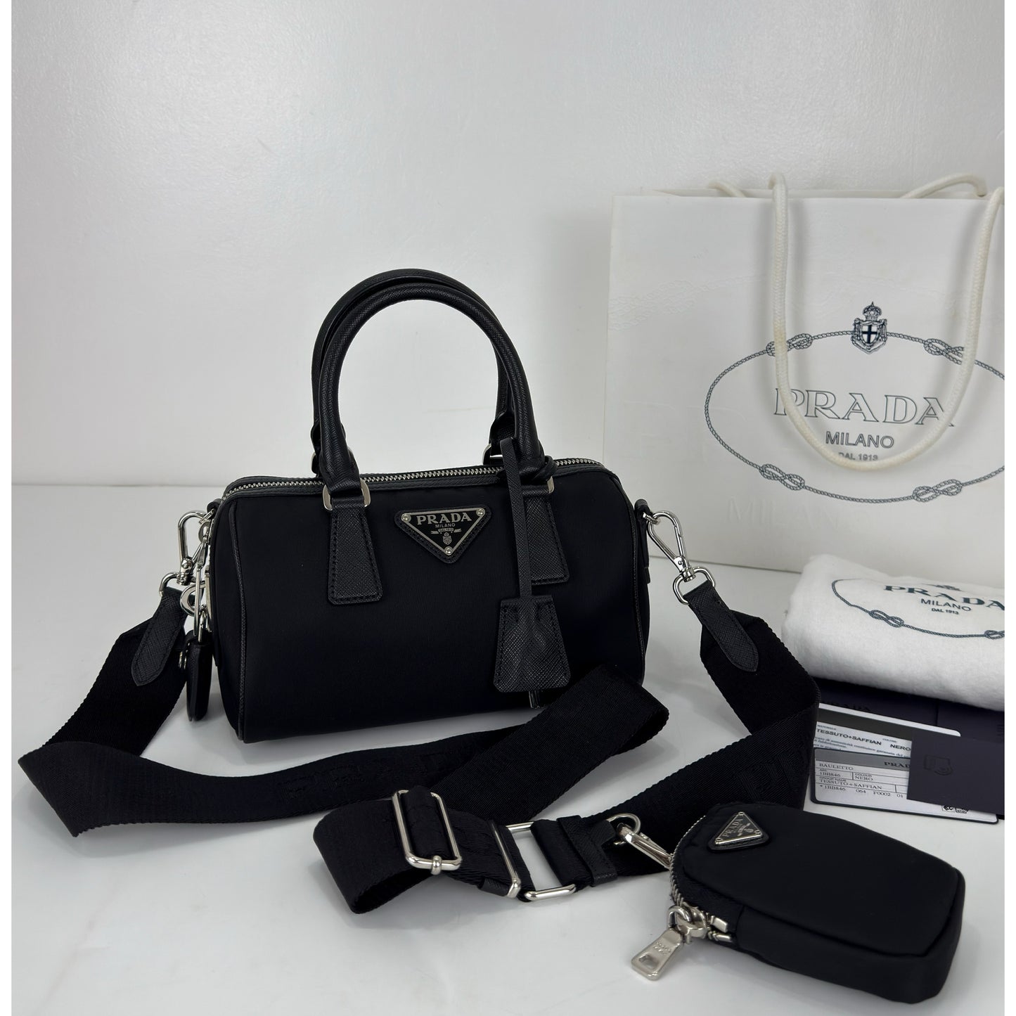 Prada Re-Edition 2005 Re-Nylon Boston Bag