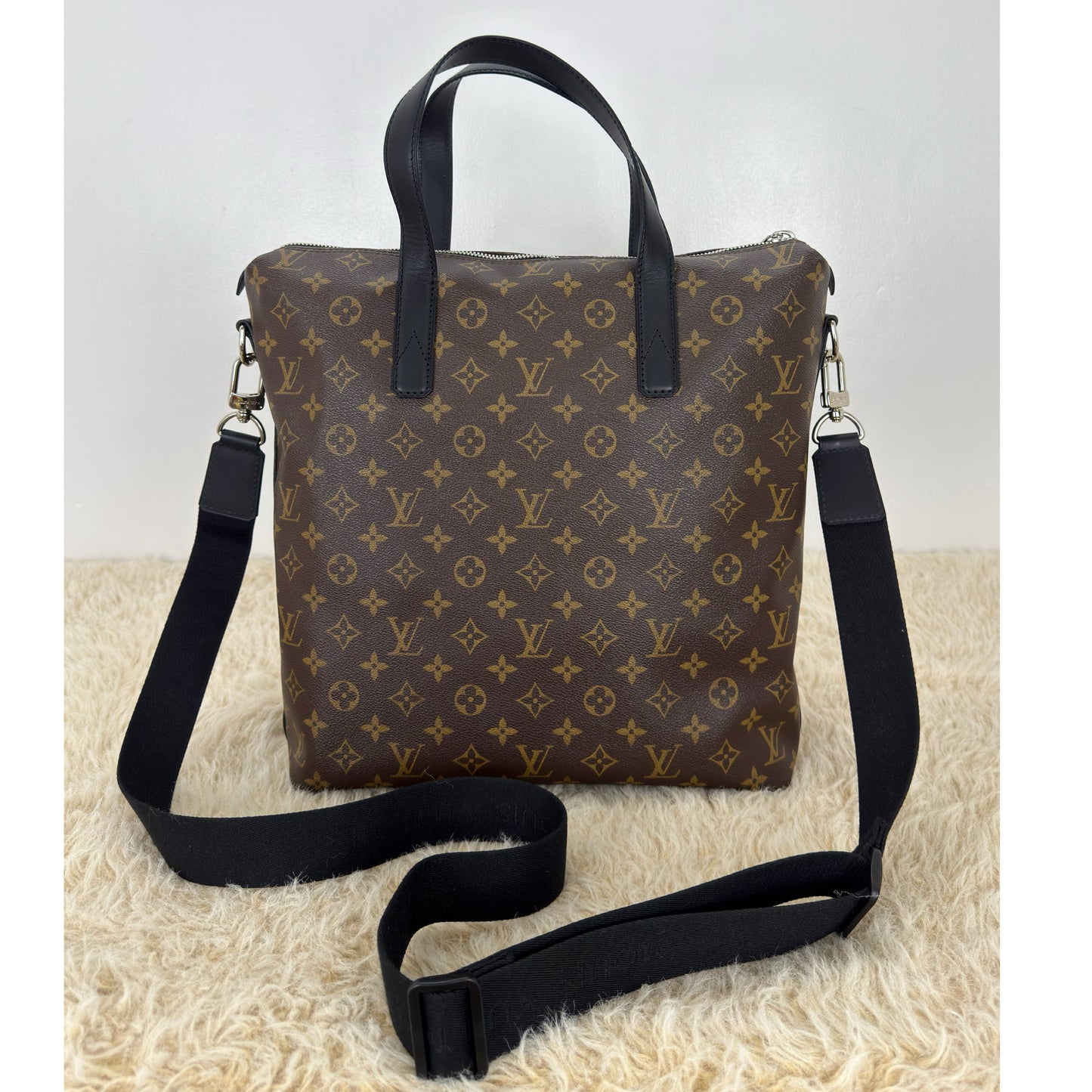 Louis Vuitton Monogram Macassar Kitan Tote