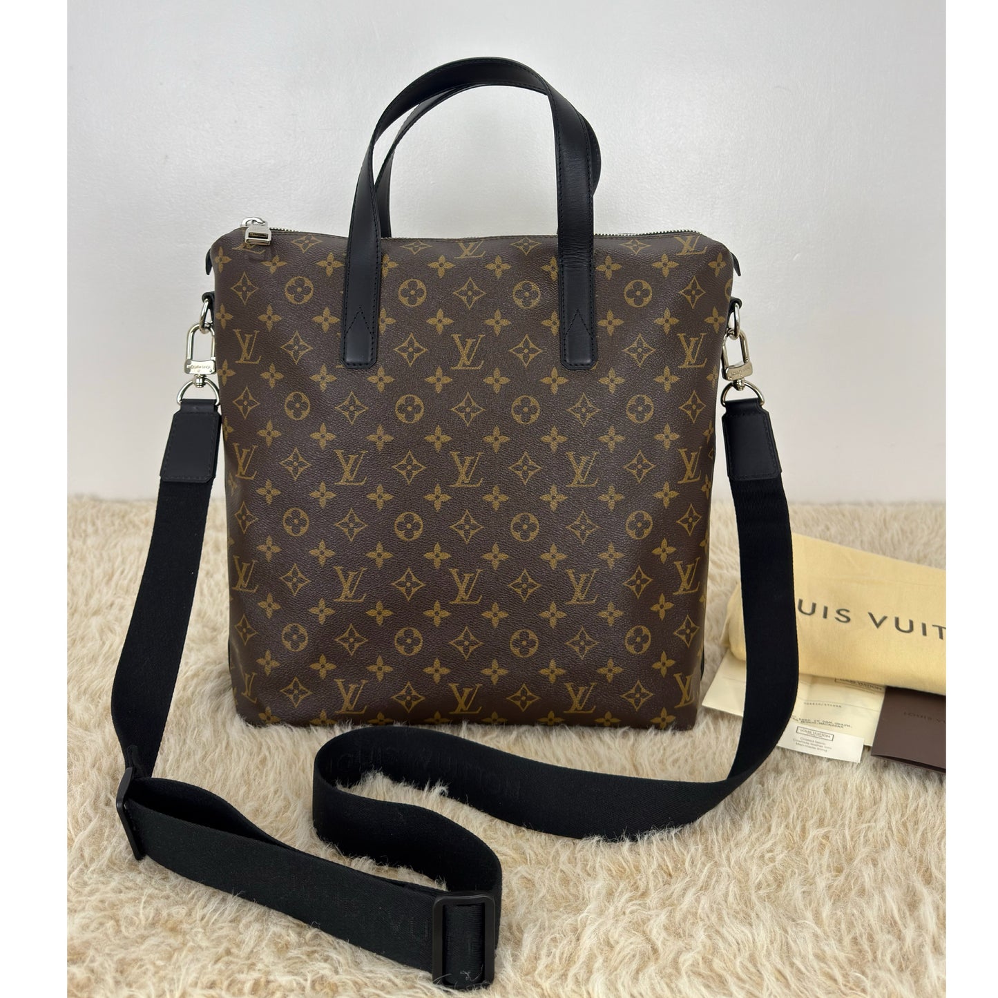 Louis Vuitton Monogram Macassar Kitan Tote