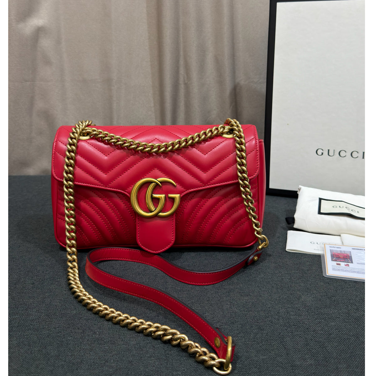 Gucci Medium Marmont Flap Matellasé Shoulder Bag