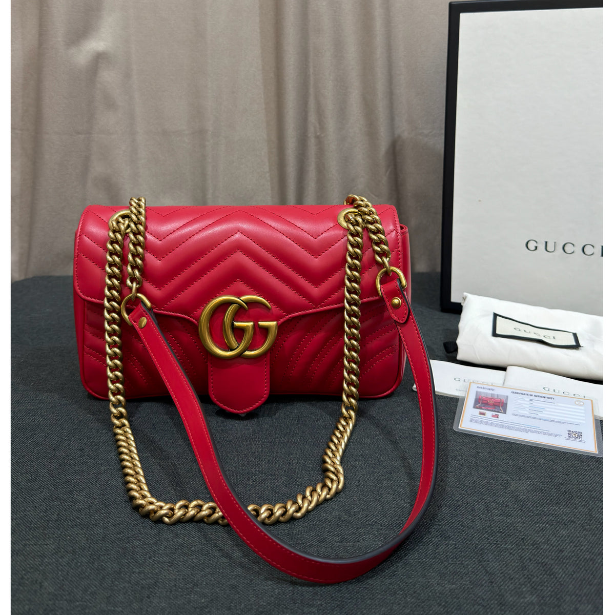 Gucci Medium Marmont Flap Matellasé Shoulder Bag