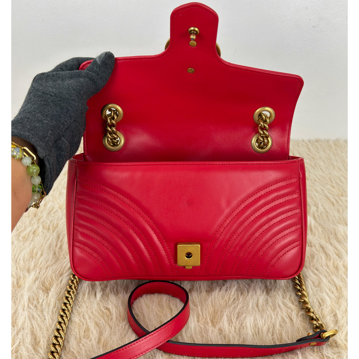 Gucci Medium Marmont Flap Matellasé Shoulder Bag