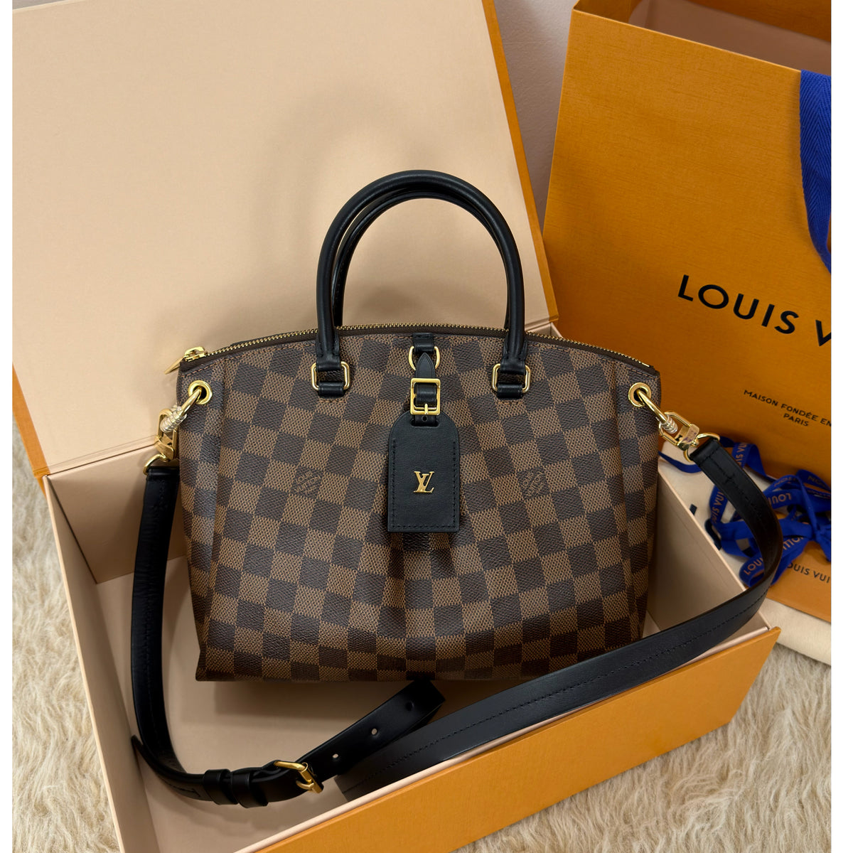 Louis Vuitton Odeon Tote PM Damier Ebene