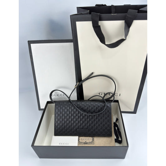 Gucci Wallet crossbody Guccissima