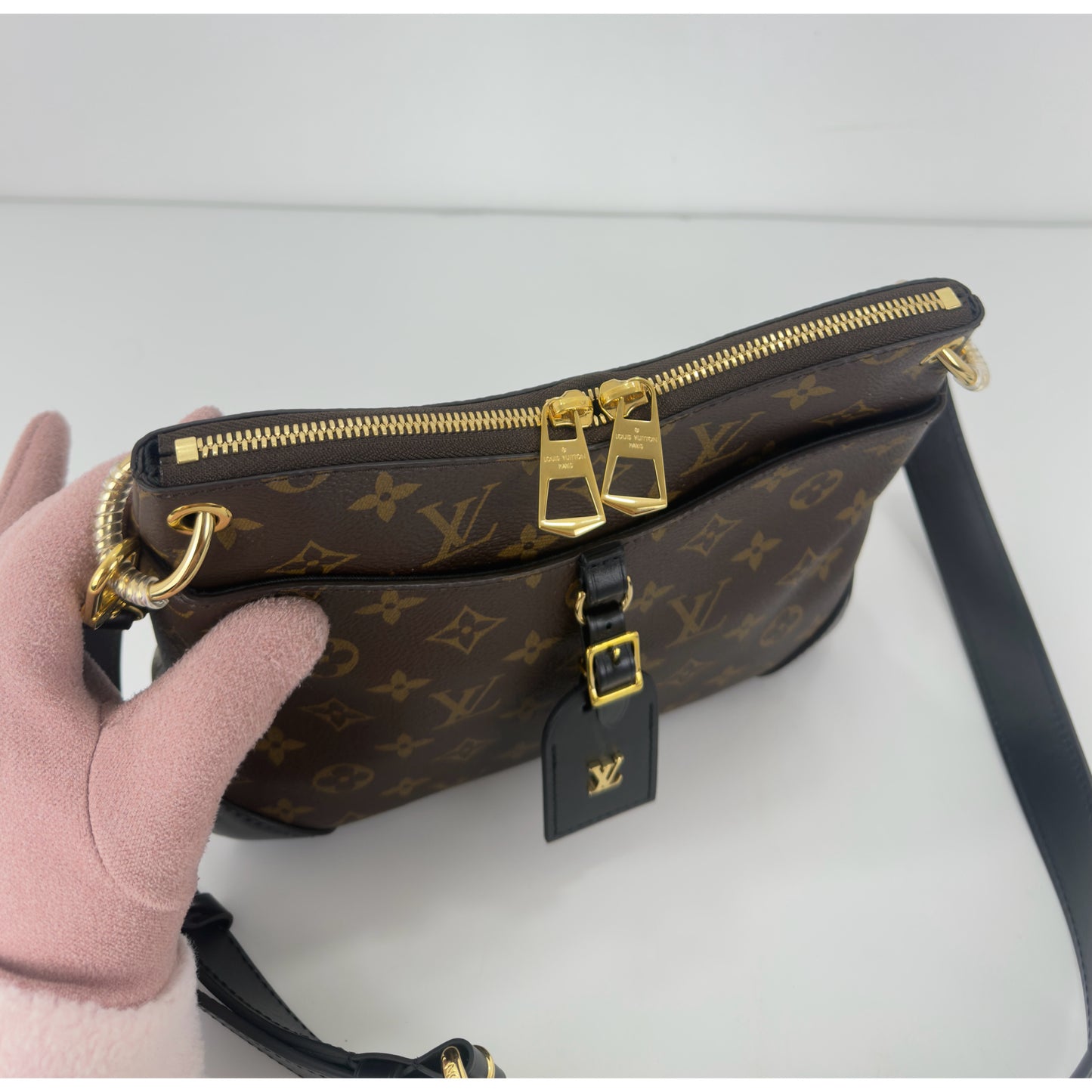 Louis Vuitton Monogram Canvas Odeon PM Noir