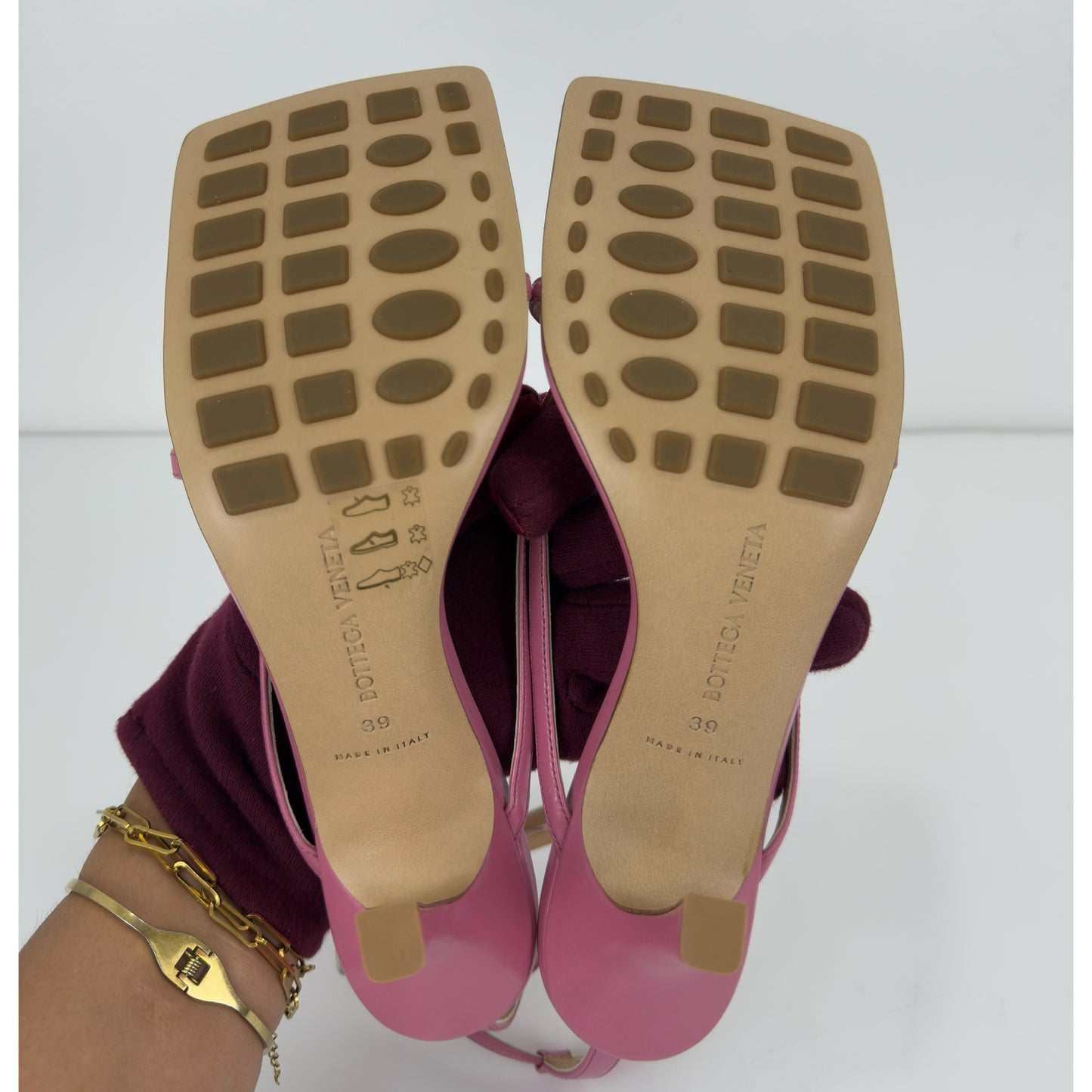 Bottega Veneta Bottega Sandal Pelle S Gomma Kid
Lipstick Fresia Size 39