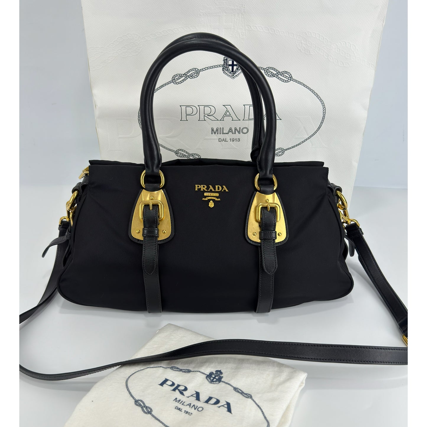 Prada Black Tessuto Nylon