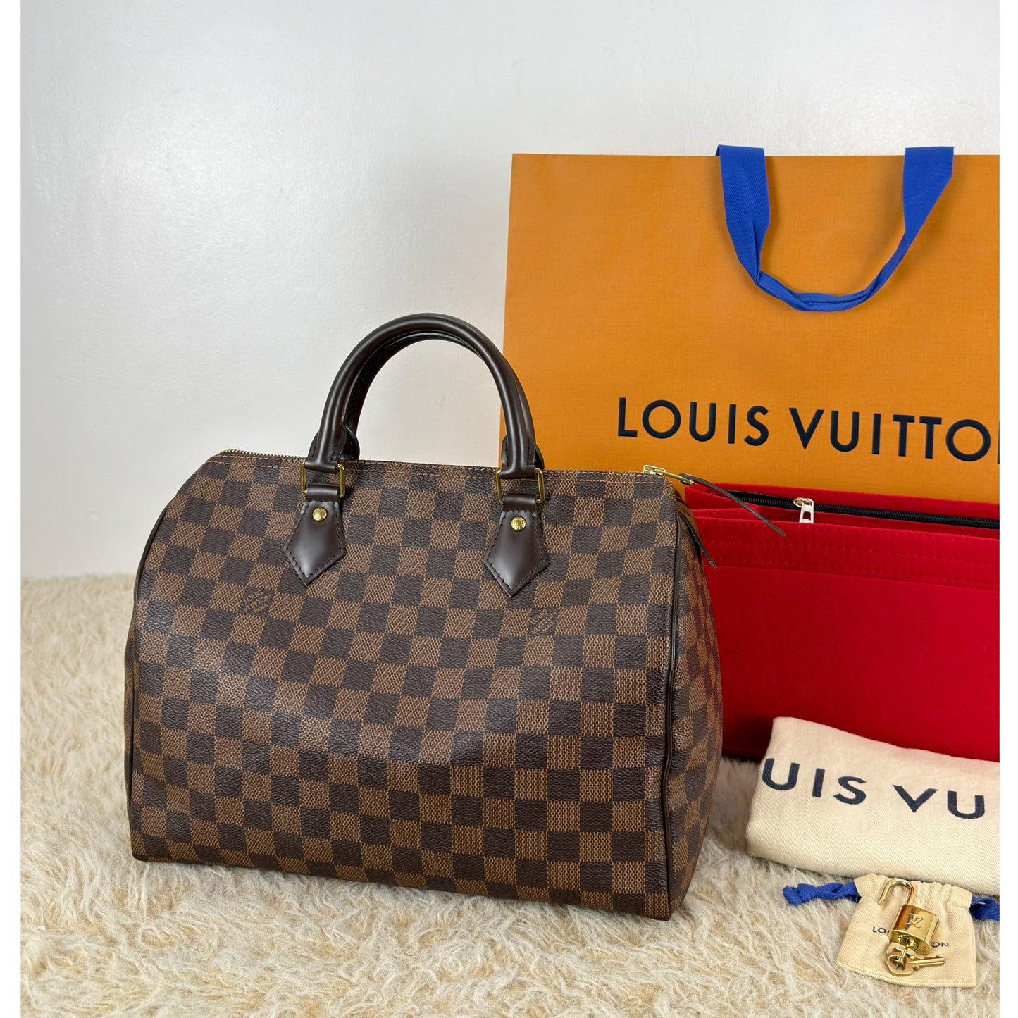 Louis Vuitton Speedy 30 Damier Ebene Canvas