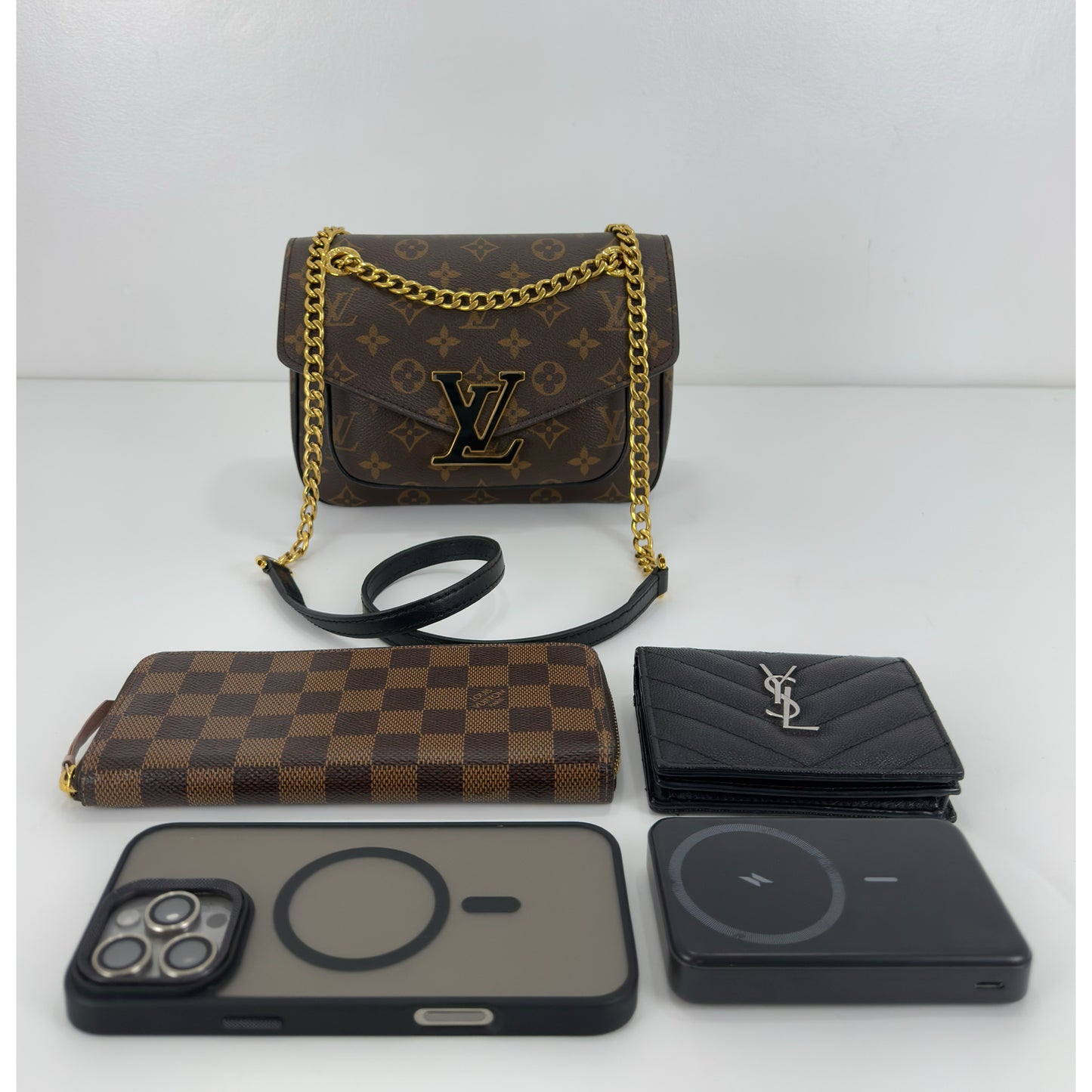 Louis Vuitton Monogram Passy Chain Shoulder Bag