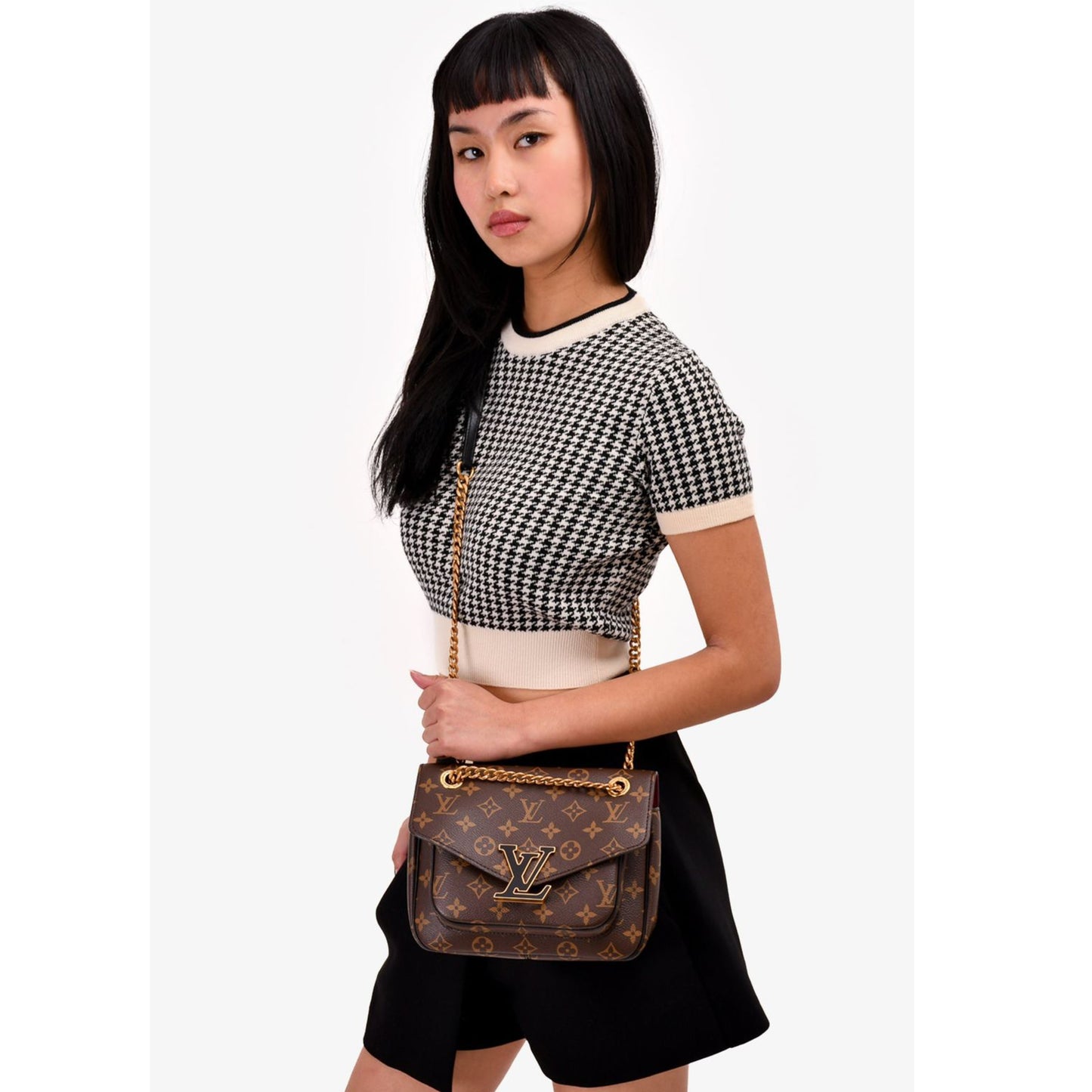 Louis Vuitton Monogram Passy Chain Shoulder Bag