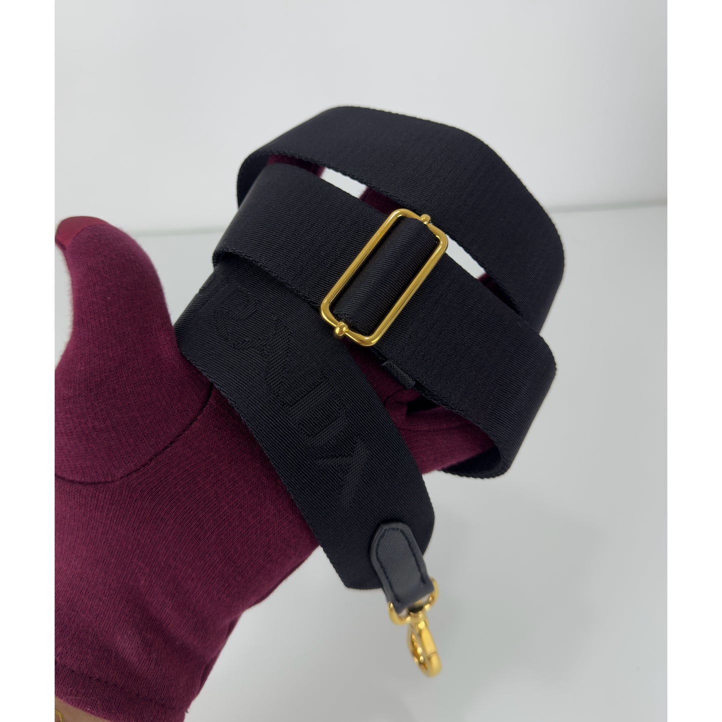 Prada Black Nylon and Leather Bauletto Satchel Bag