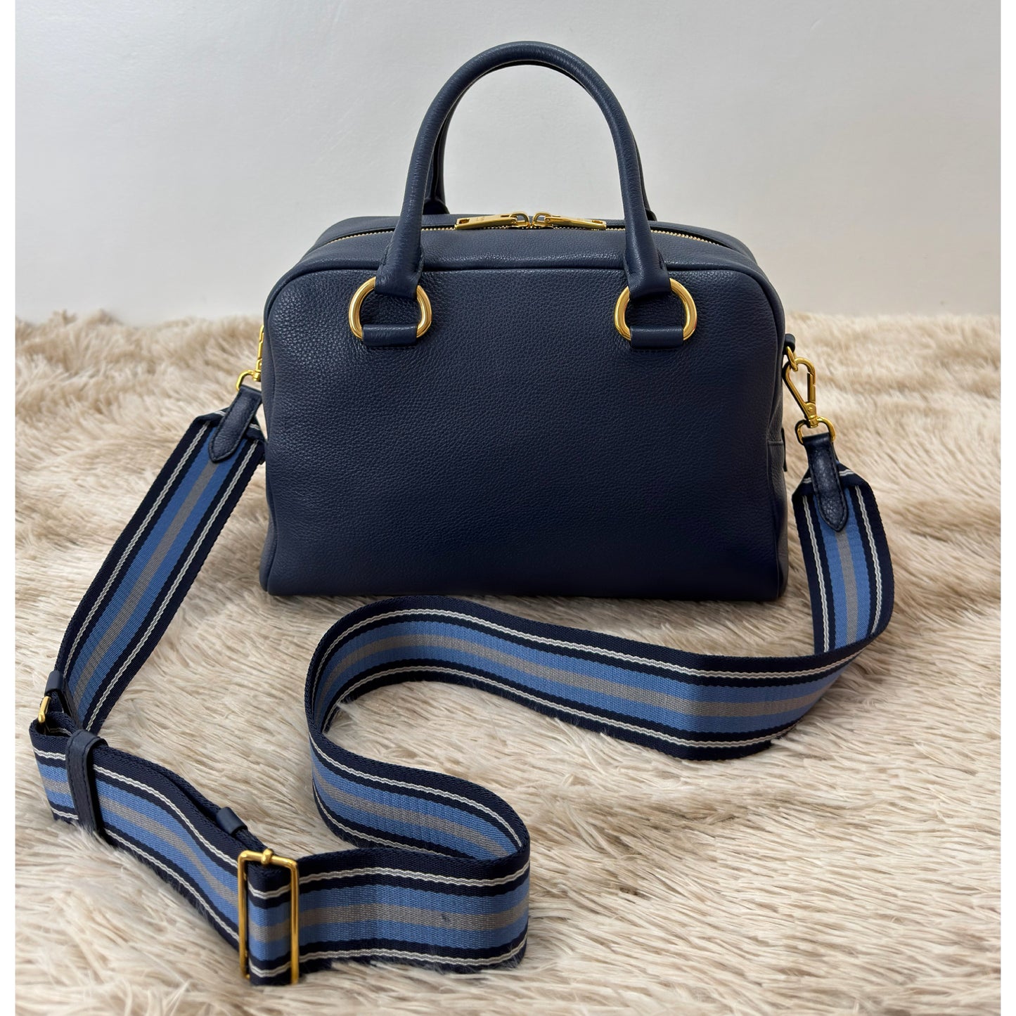 Prada Vitello Phenix Bauletto Bag