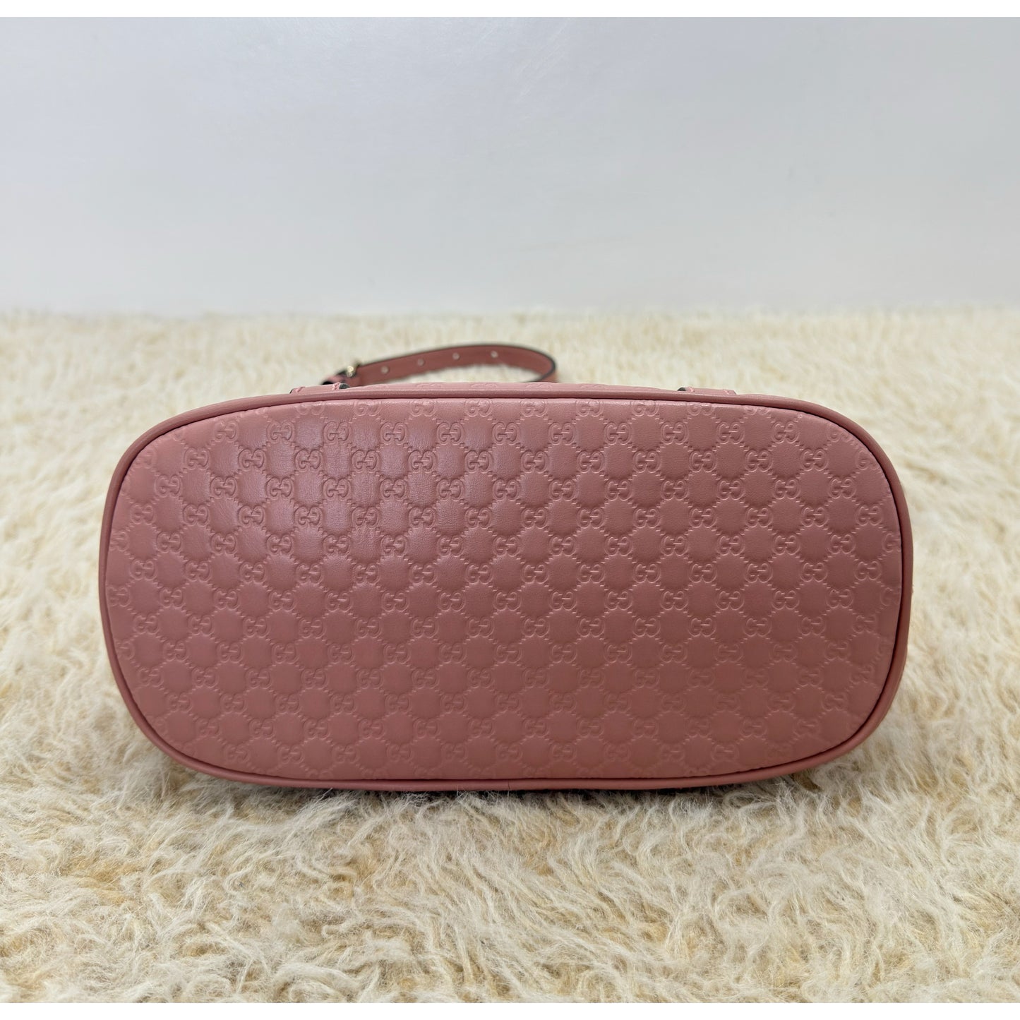 Gucci Pink Guccissima Leather Mini Dome Bag