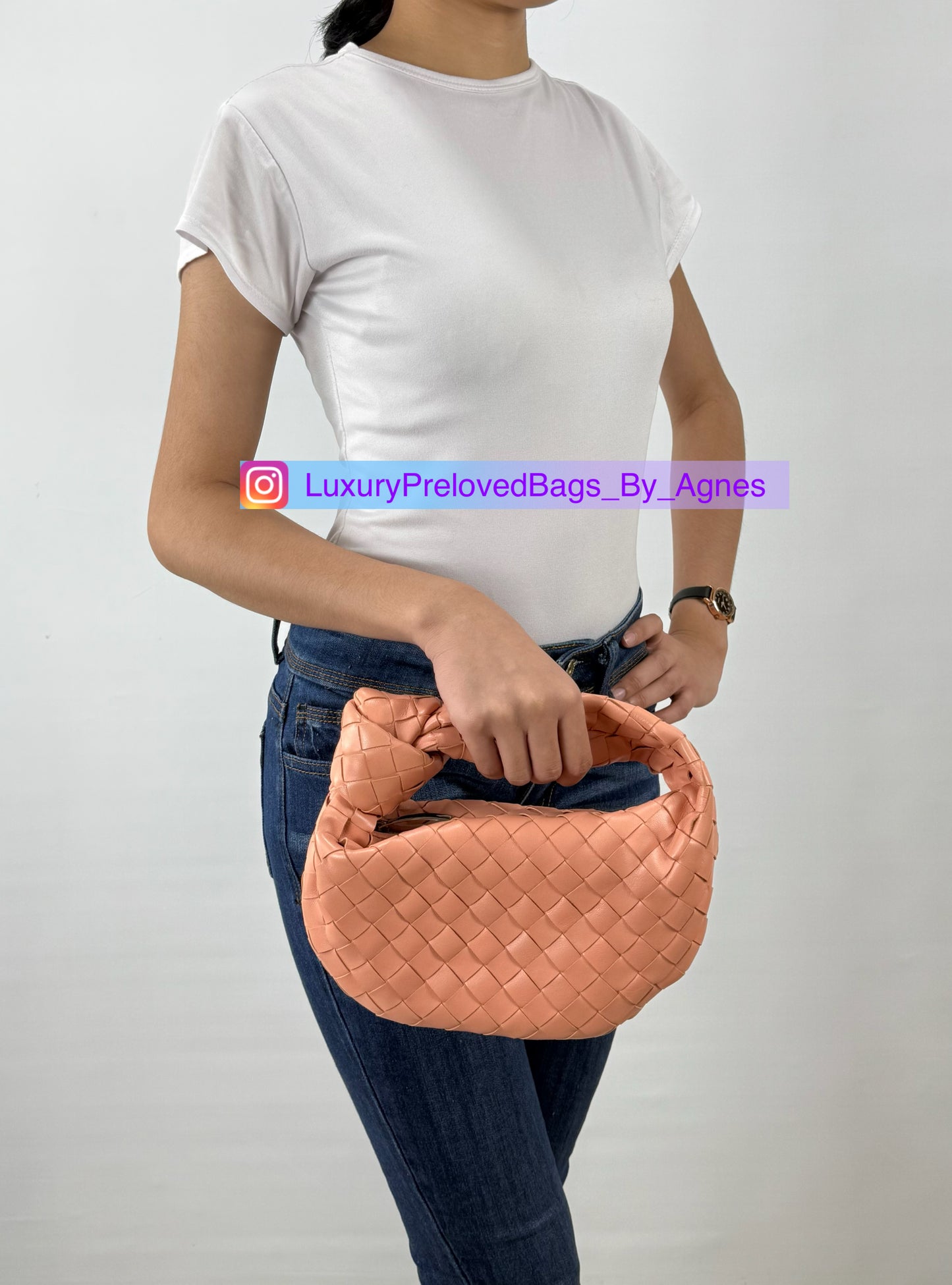 Bottega Venetta Nappa Intrecciato Mini Jodie