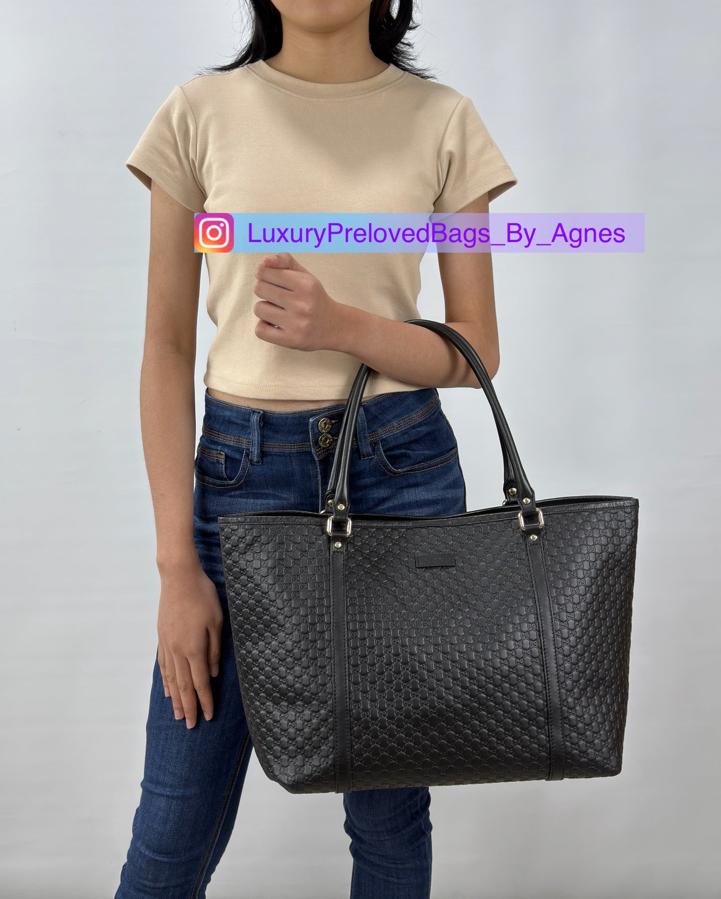 Gucci Microguccissima Tote Bag
