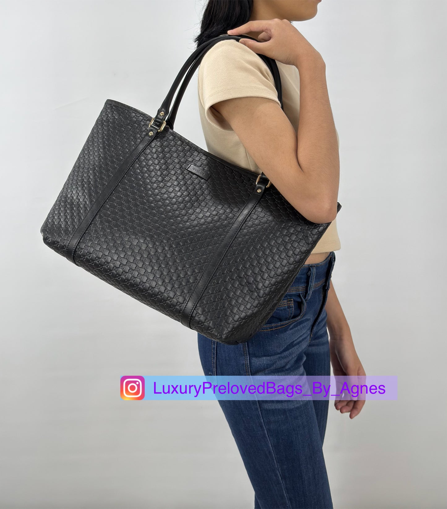 Gucci Microguccissima Tote Bag