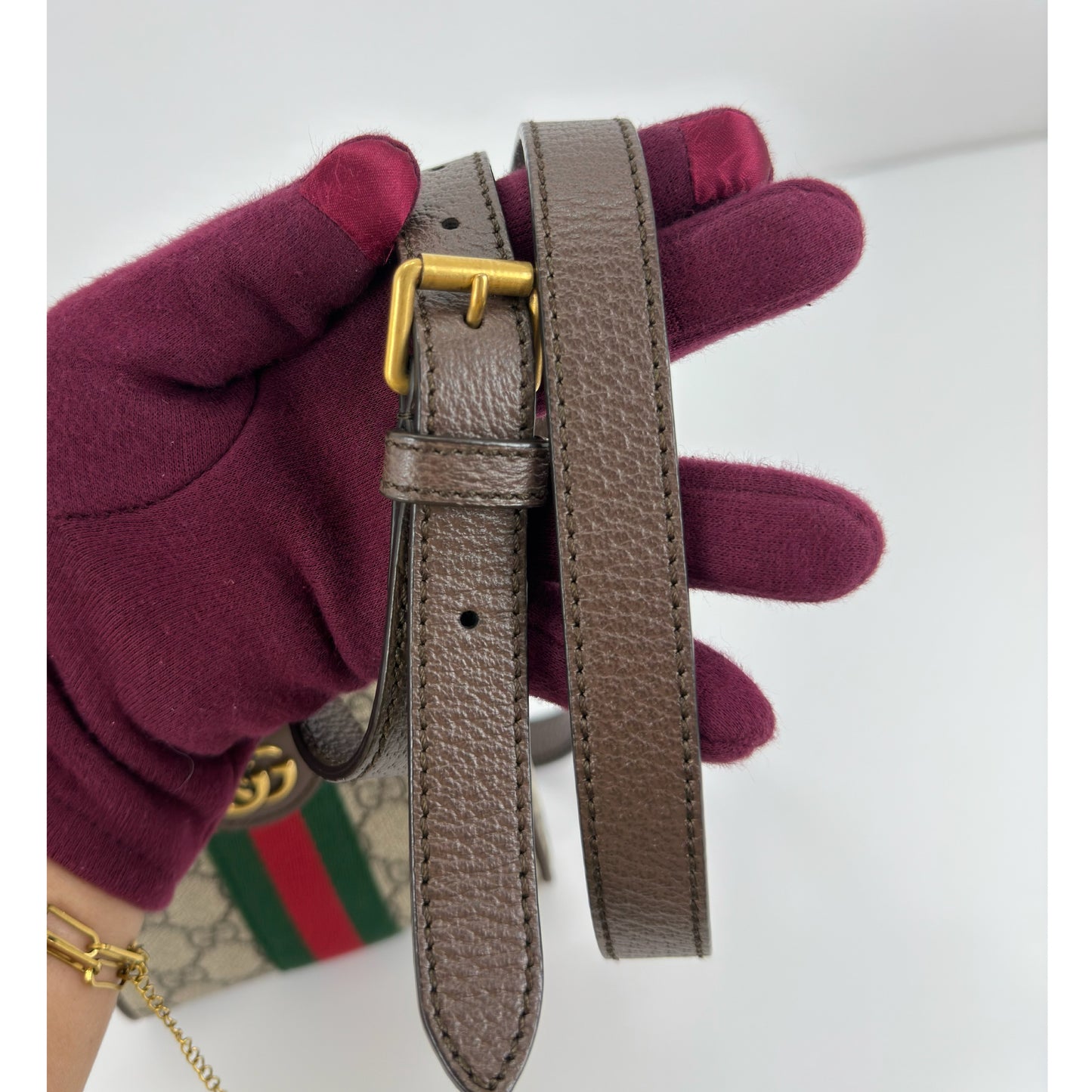 Gucci Ophidia GG Supreme Mini Messenger Bag