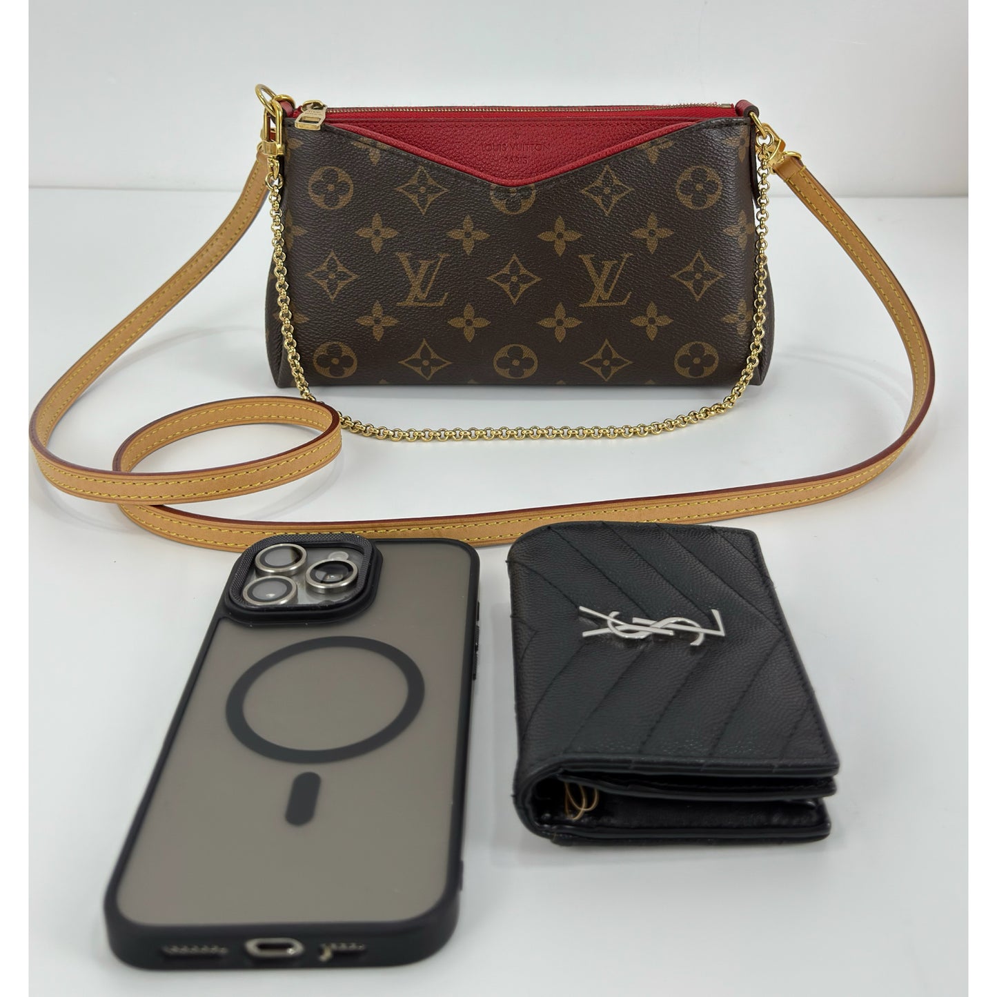 Louis Vuitton Pallas Cluth Monogram Canvas