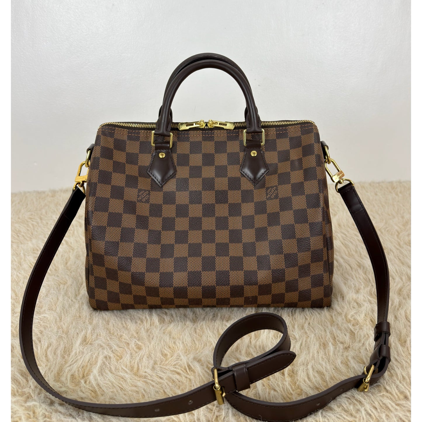 Loui Vuitton Speedy Bandoulière 30 Damier Ebene