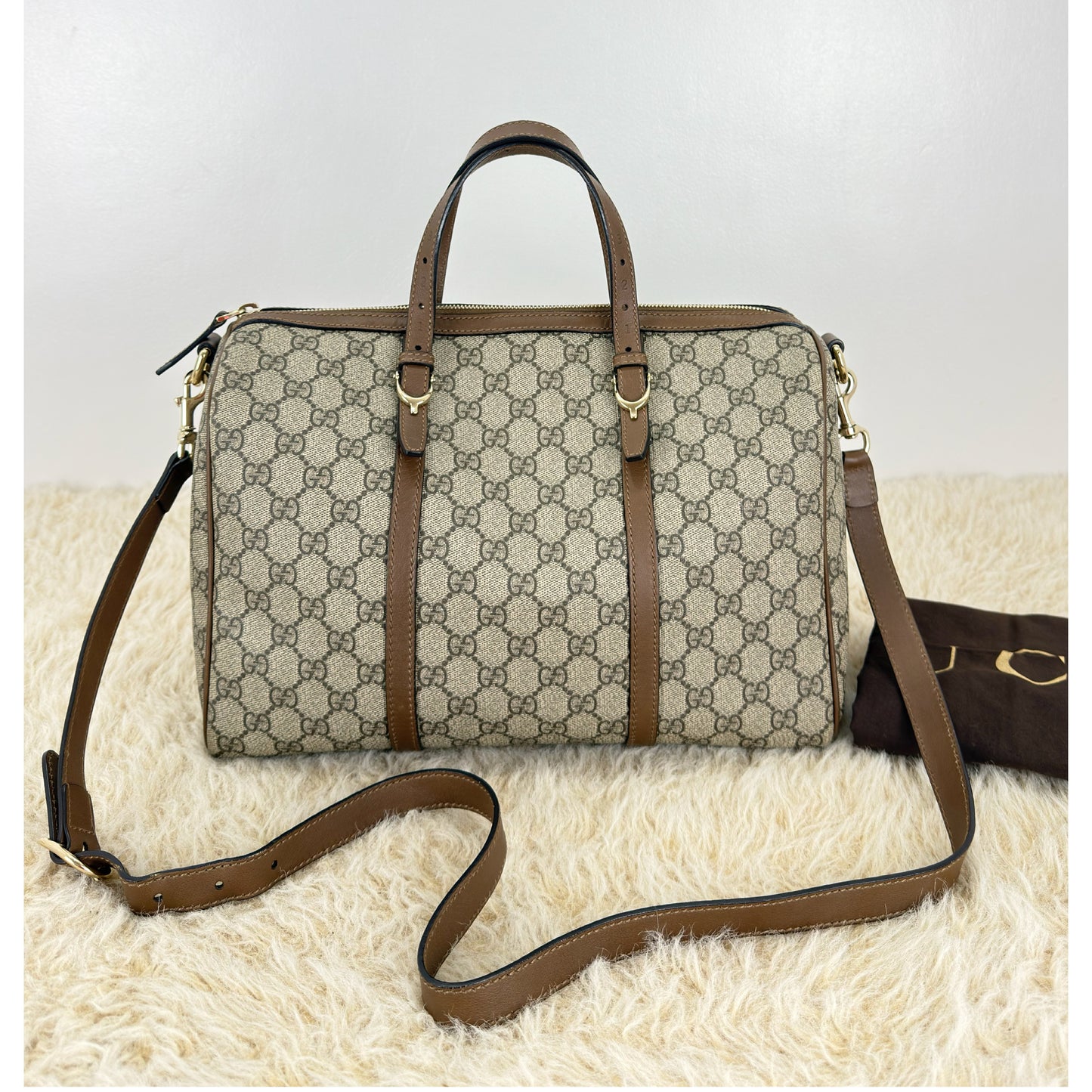 Gucci GG Supreme Boston Bag
