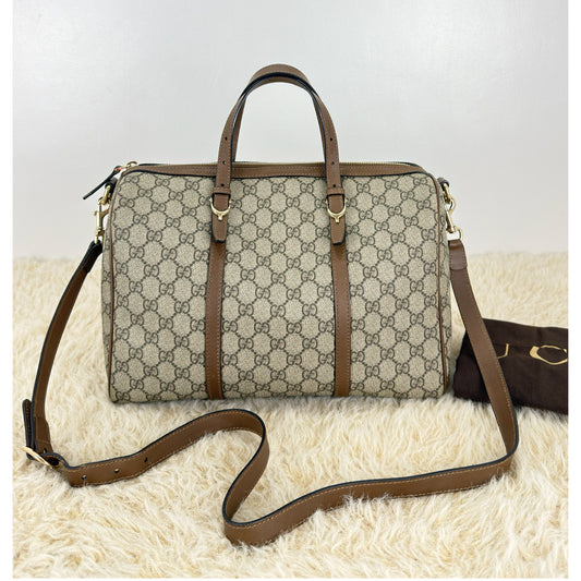 Gucci GG Supreme Boston Bag