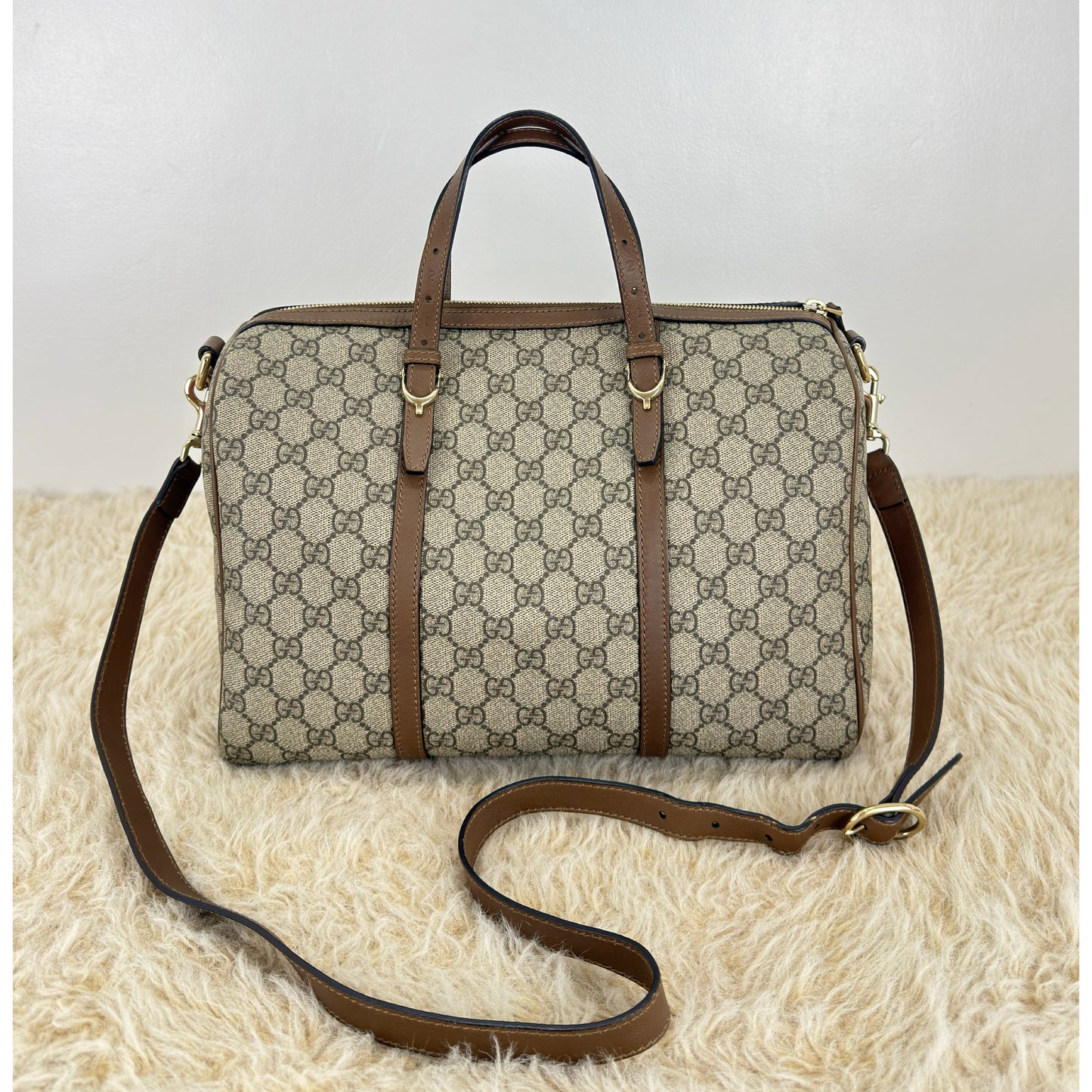 Gucci GG Supreme Boston Bag