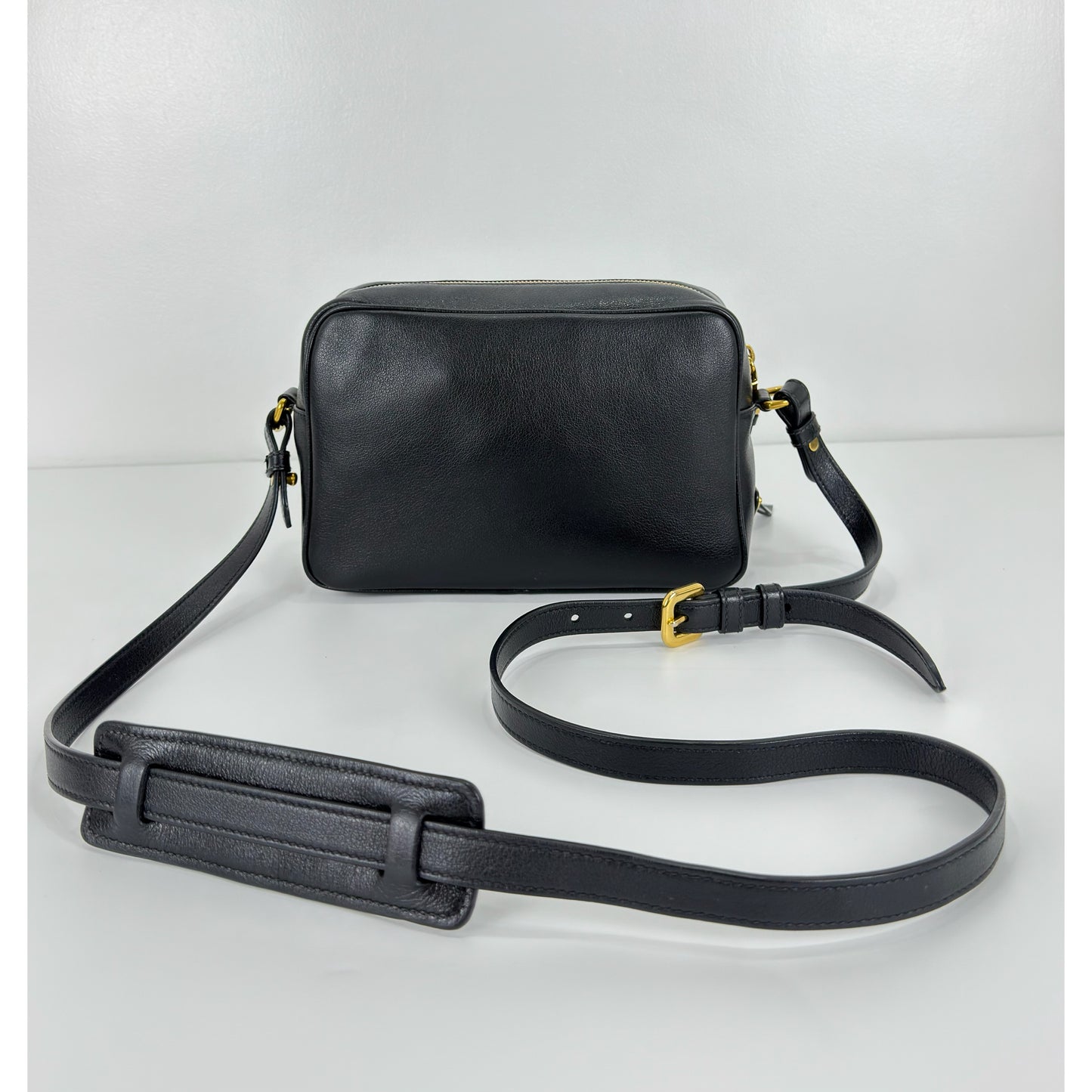 Prada Embossed Logo Camera Bag