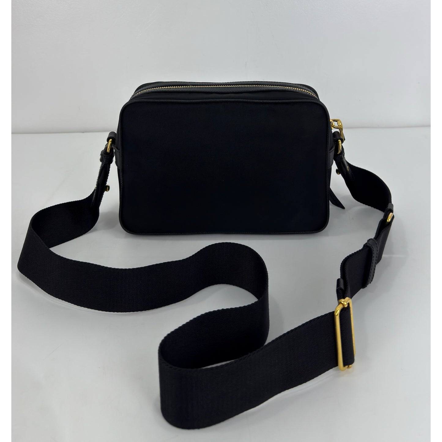 Prada Black Tessuto Nylon Camera Bag 1BH089