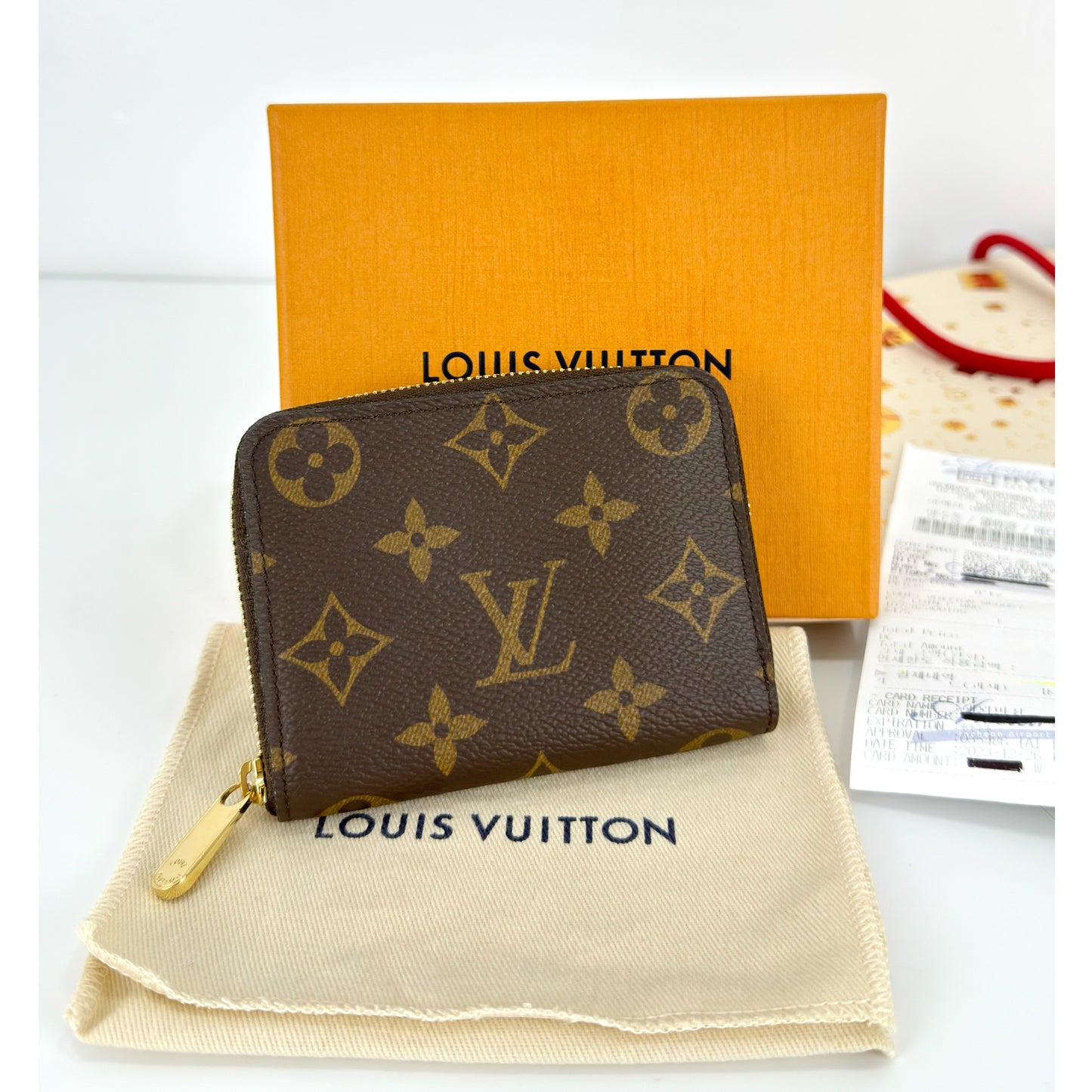 Louis Vuitton Monogram Canvas Zippy Coin Wallet