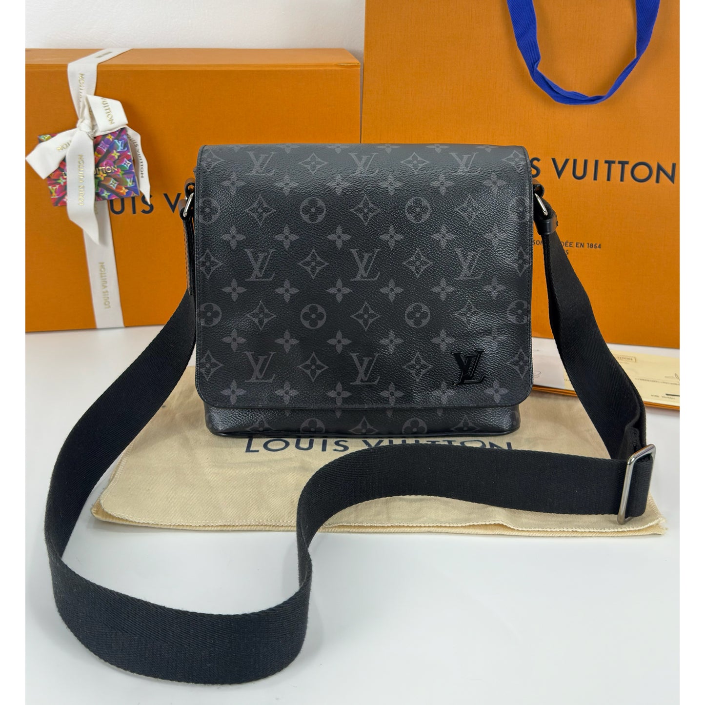Louis Vuitton District PM Monogram Eclipse