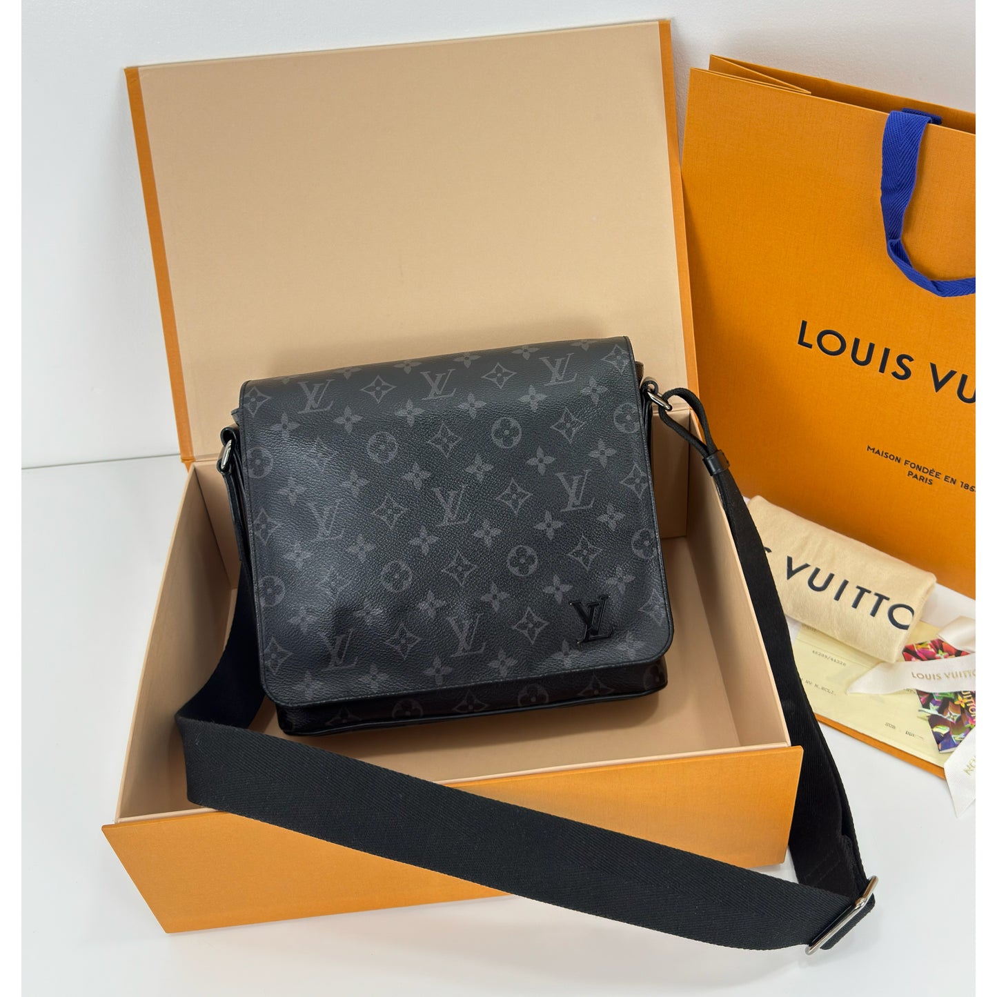 Louis Vuitton District PM Monogram Eclipse