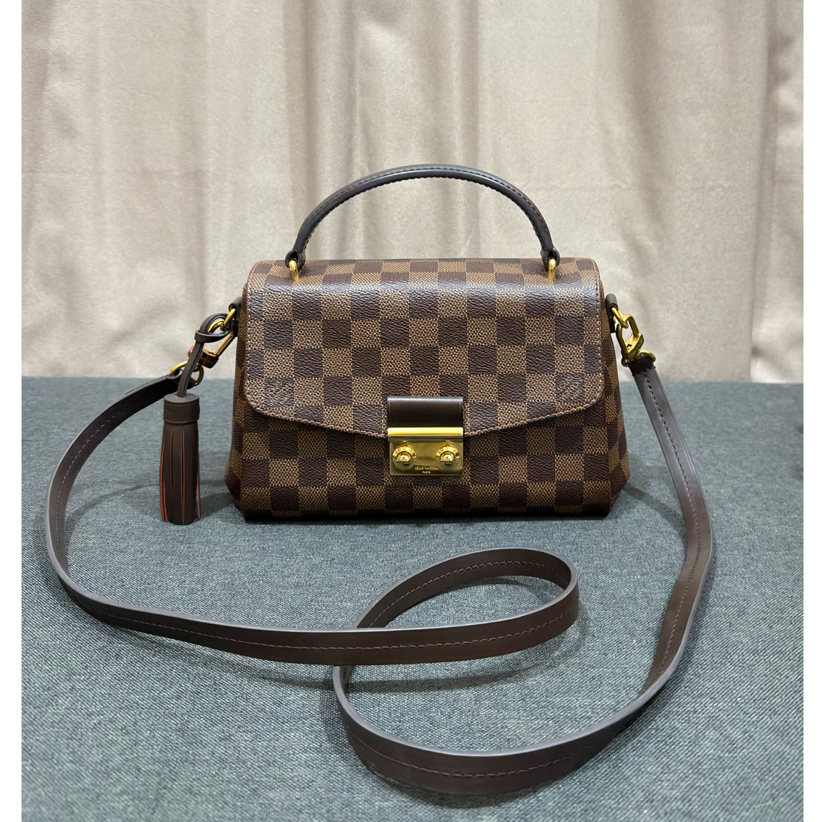 Louis Vuitton Croisette Damier Ebene Canvas