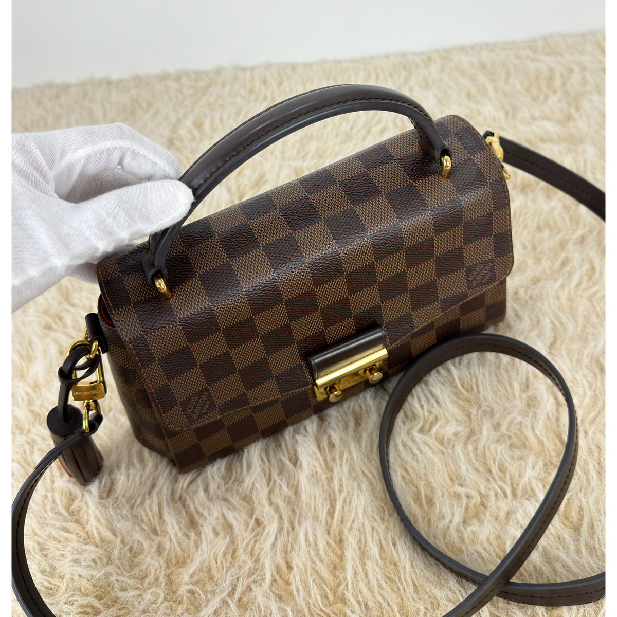 Louis Vuitton Croisette Damier Ebene Canvas