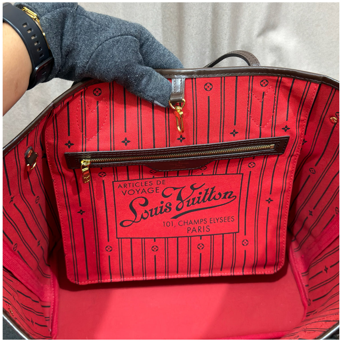 Louis Vuitton Neverfull MM Damier Ebene