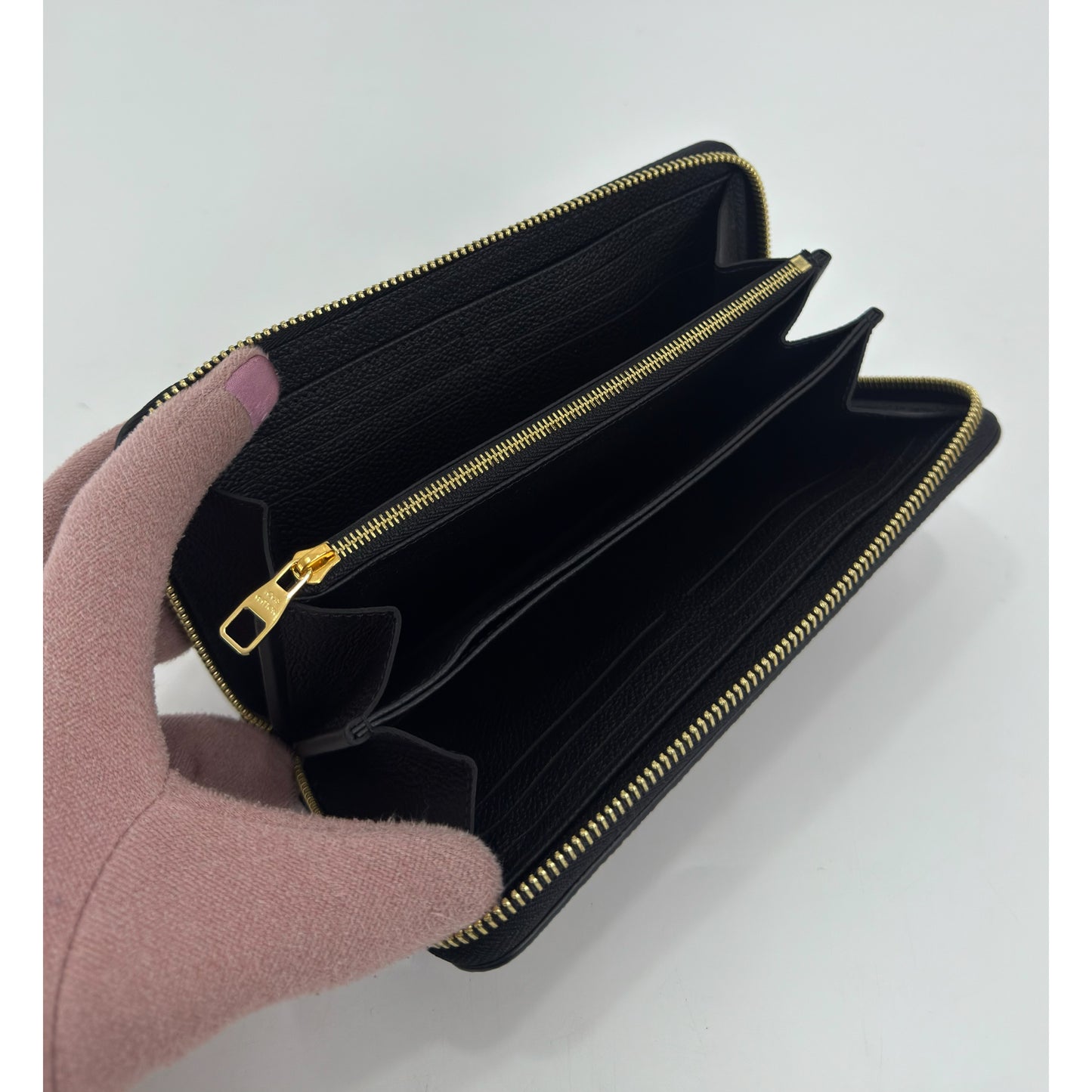Louis Vuitton Bicolor Monogram Empreinte Zippy Wallet
