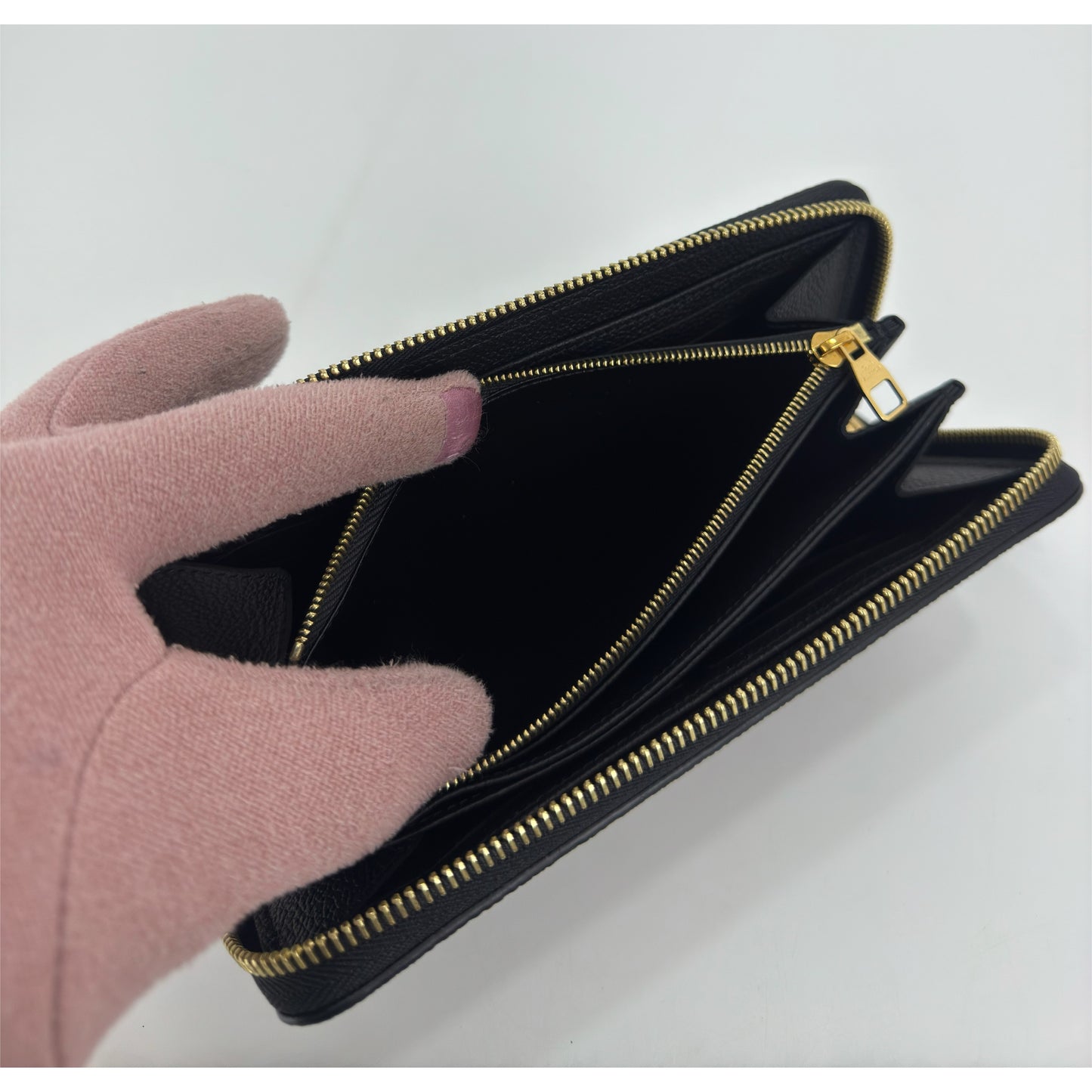 Louis Vuitton Bicolor Monogram Empreinte Zippy Wallet