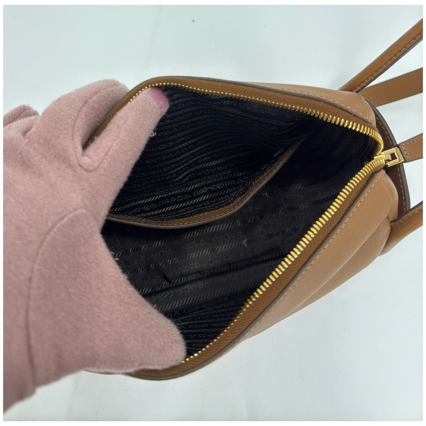 Prada Prada Darling Tote Bag In Caramel