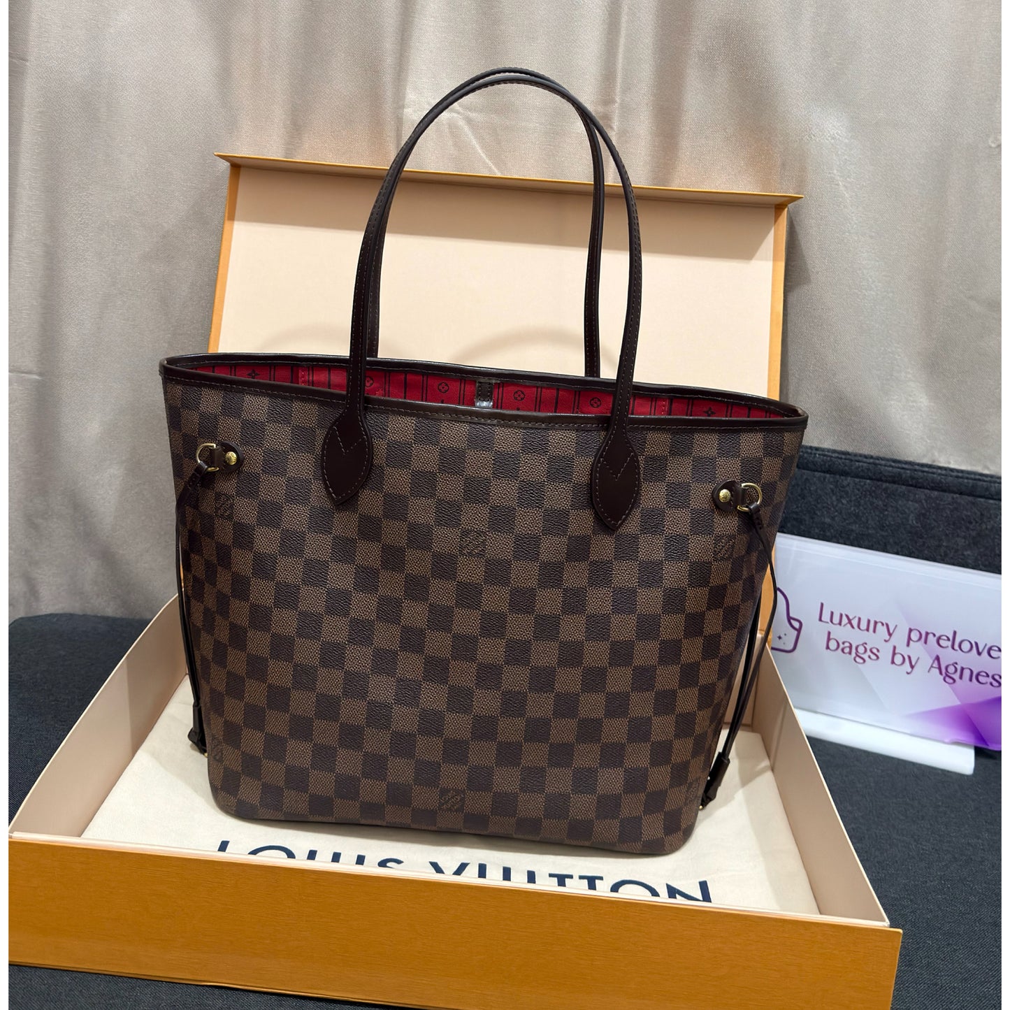 Louis Vuitton Neverful MM Damier Ebene VI2069