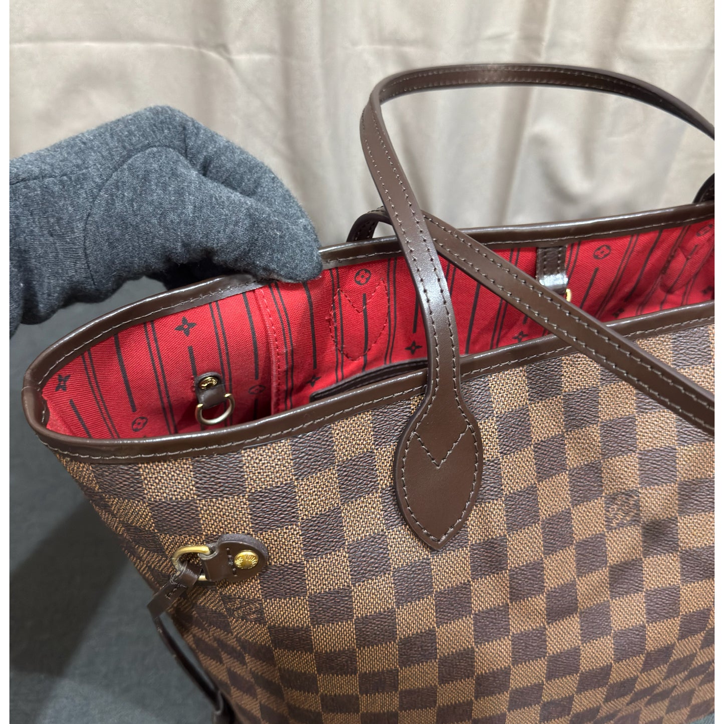 Louis Vuitton Neverful MM Damier Ebene VI2069