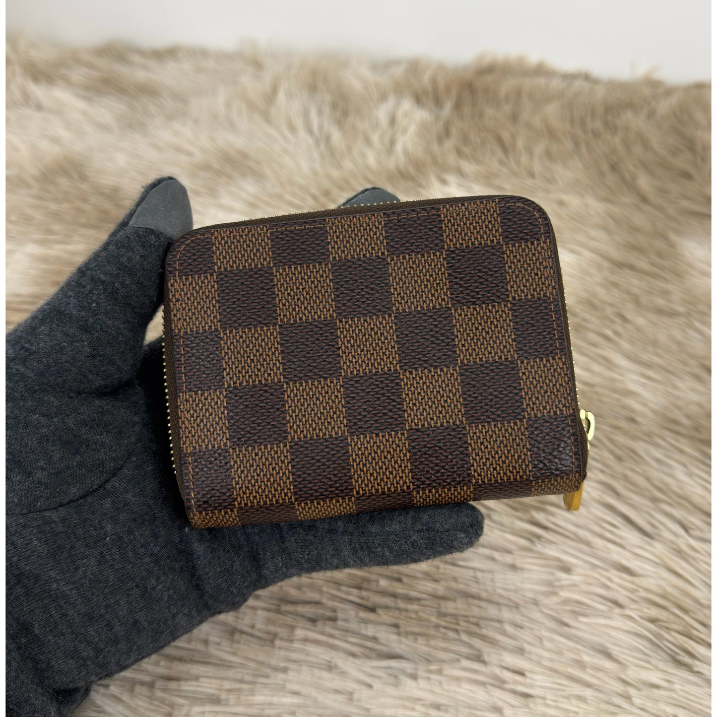 Louis Vuitton Damier Ebene Zippy Coin Purse