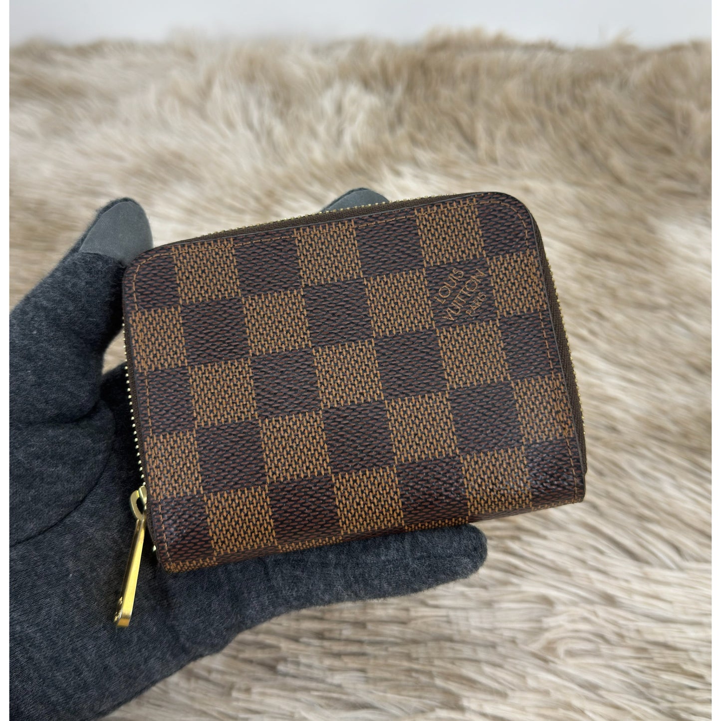 Louis Vuitton Damier Ebene Zippy Coin Purse
