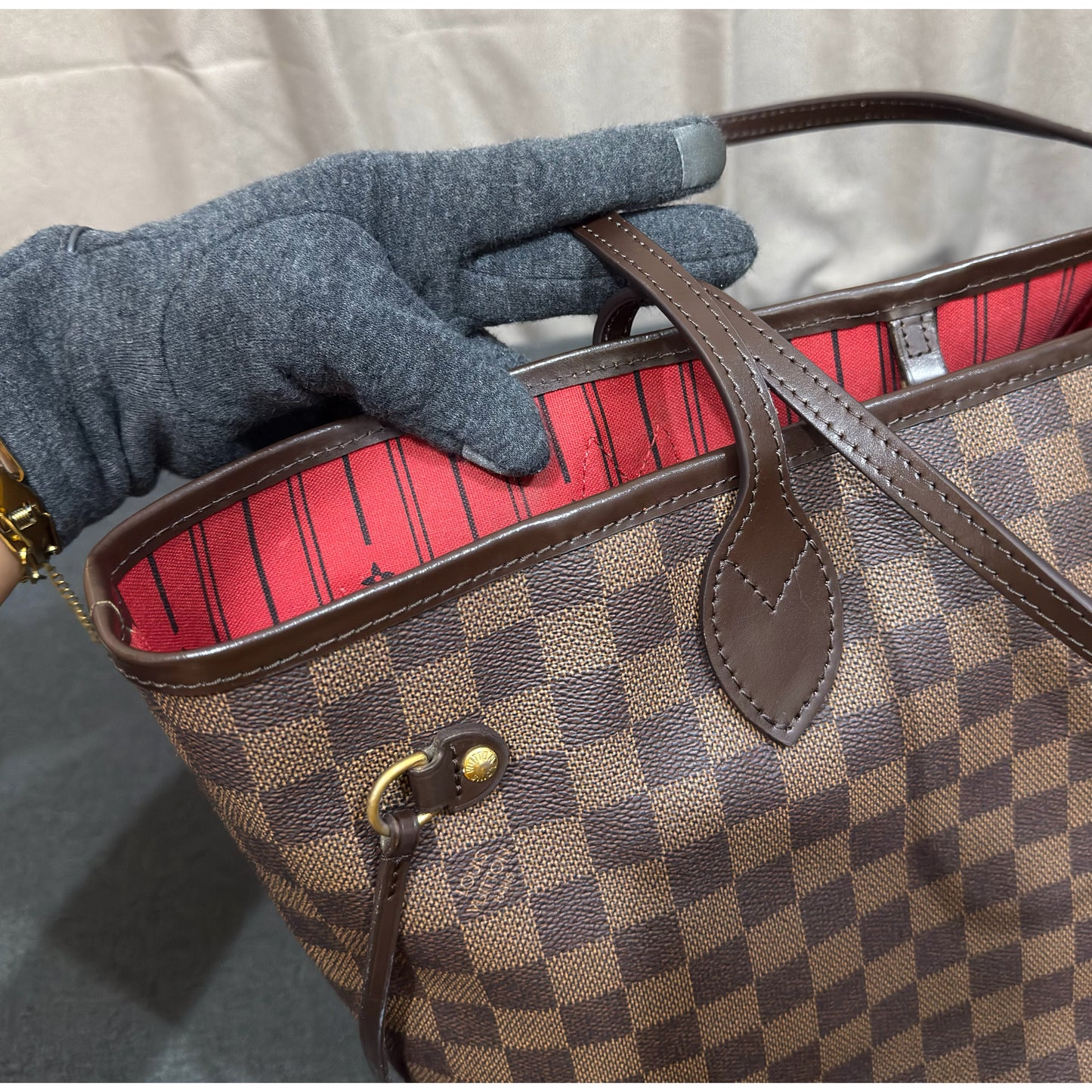 Louis Vuitton Neverful MM Damier Ebene AR4160