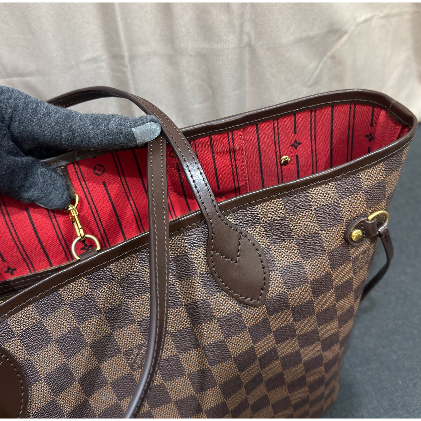 Louis Vuitton Neverful MM Damier Ebene AR4160