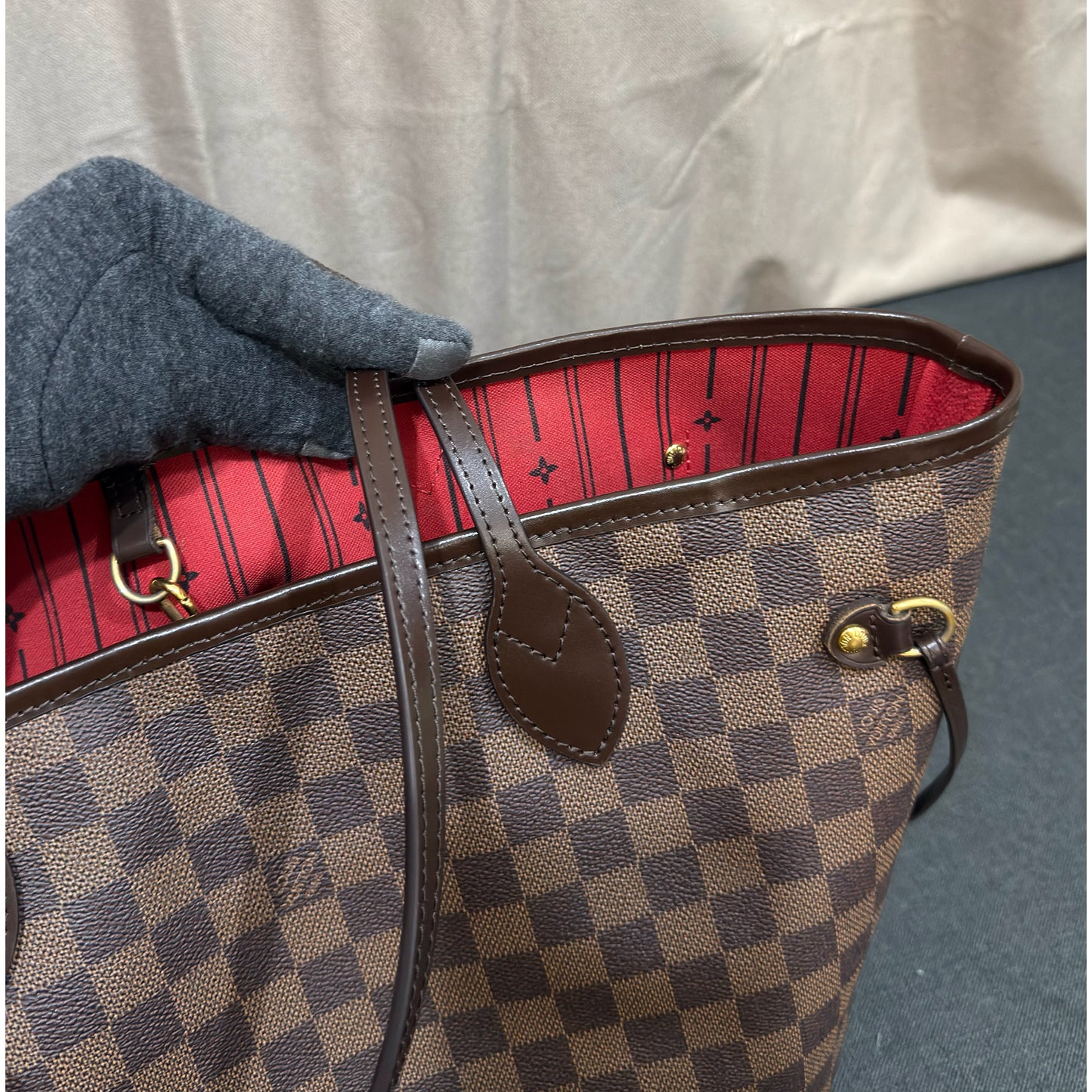Louis Vuitton Neverful MM Damier Ebene AR4160