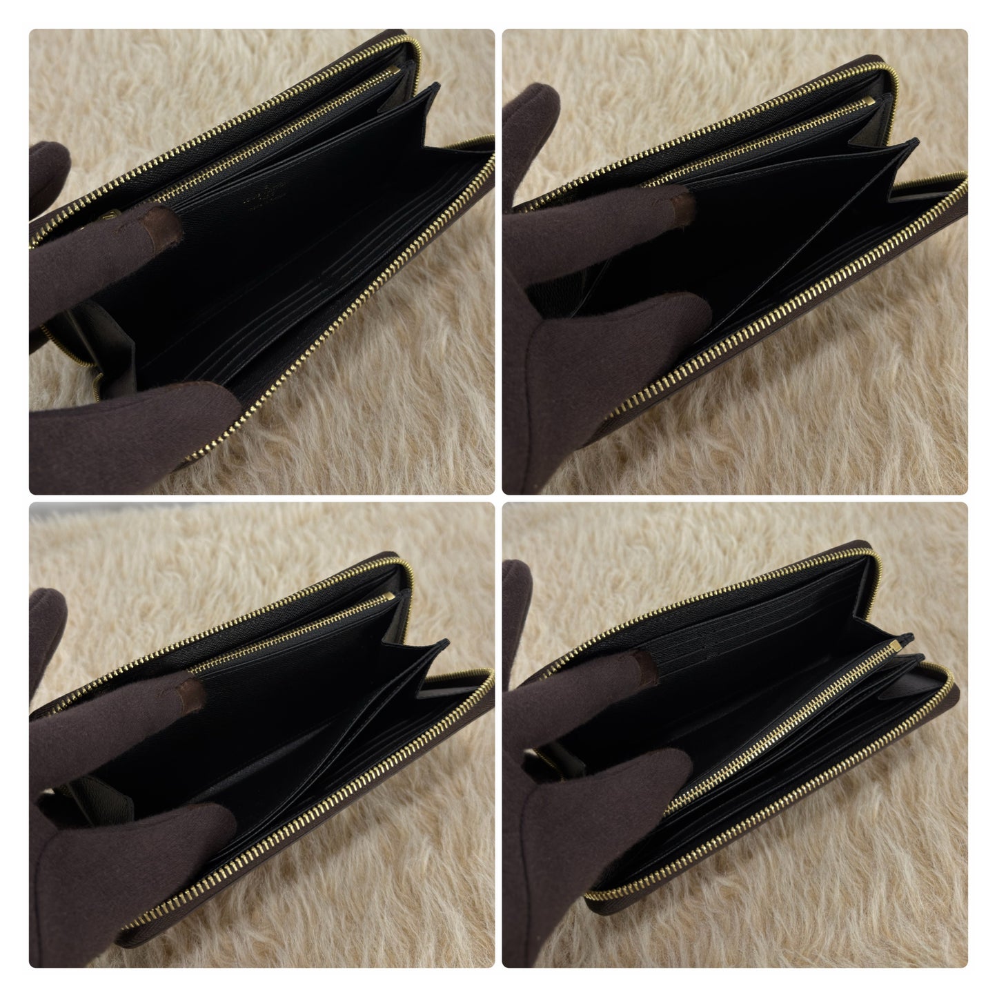 Louis Vuitton Zippy Wallet Reverse Monogram Canvas