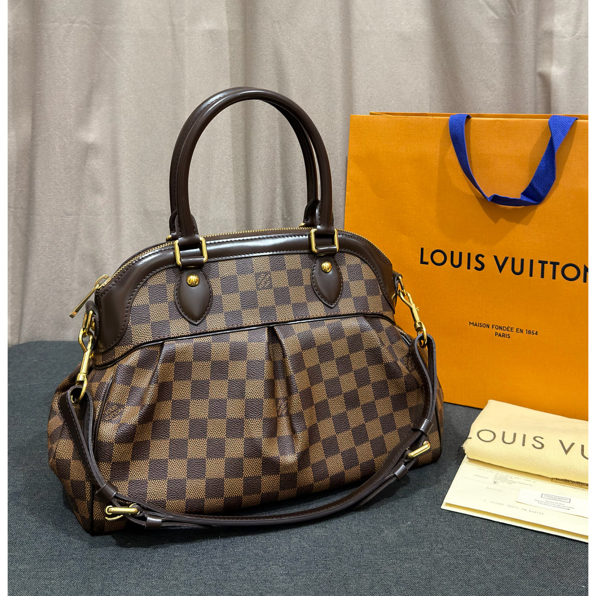 Louis Vuitton Damier Ebene Canvas Trevi PM